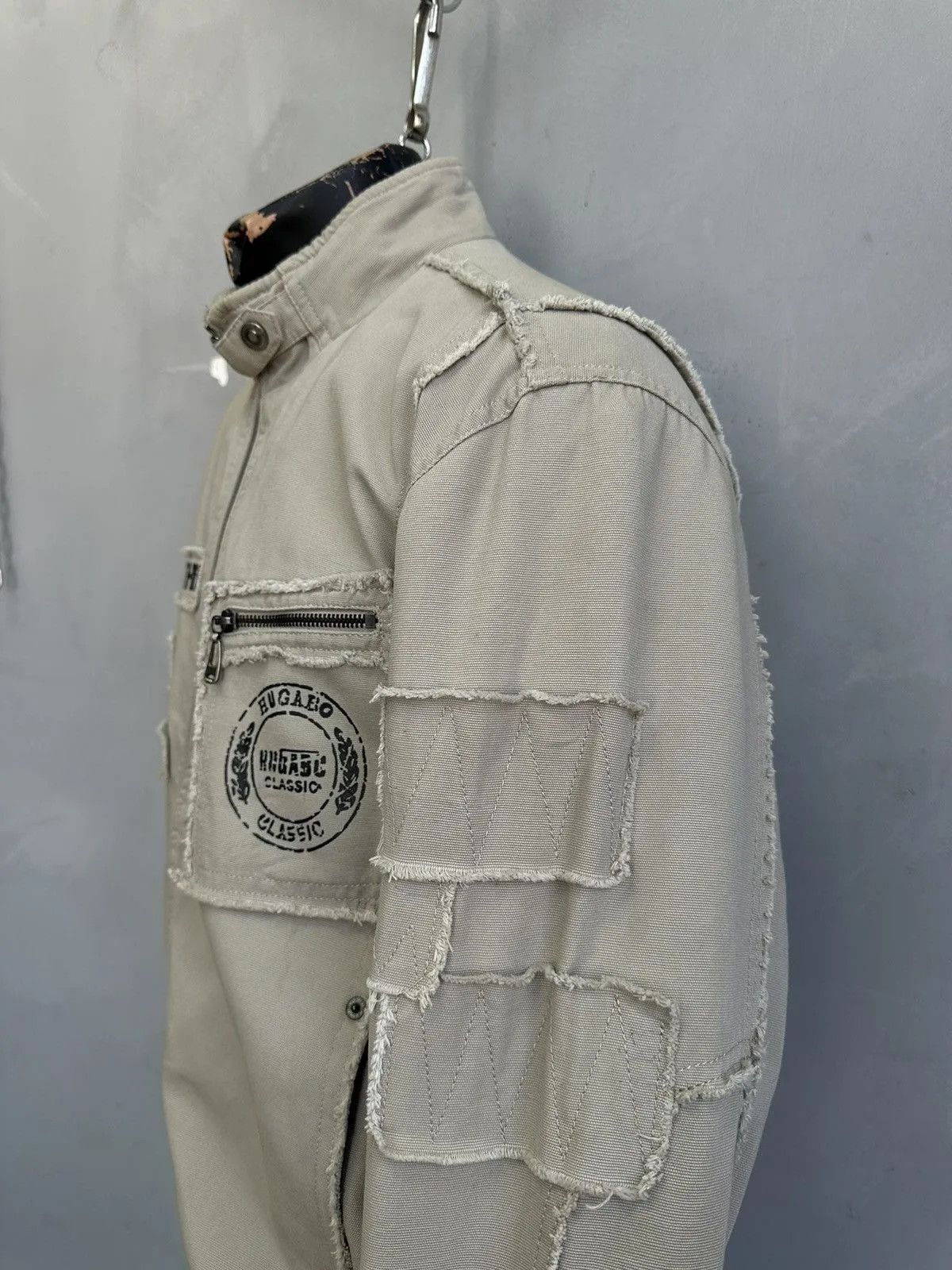 Raf Simons Vintage Diesel Cropped Diesel Denim Jacket y2k Distressed Size US M / EU 48-50 / 2 - 6 Thumbnail
