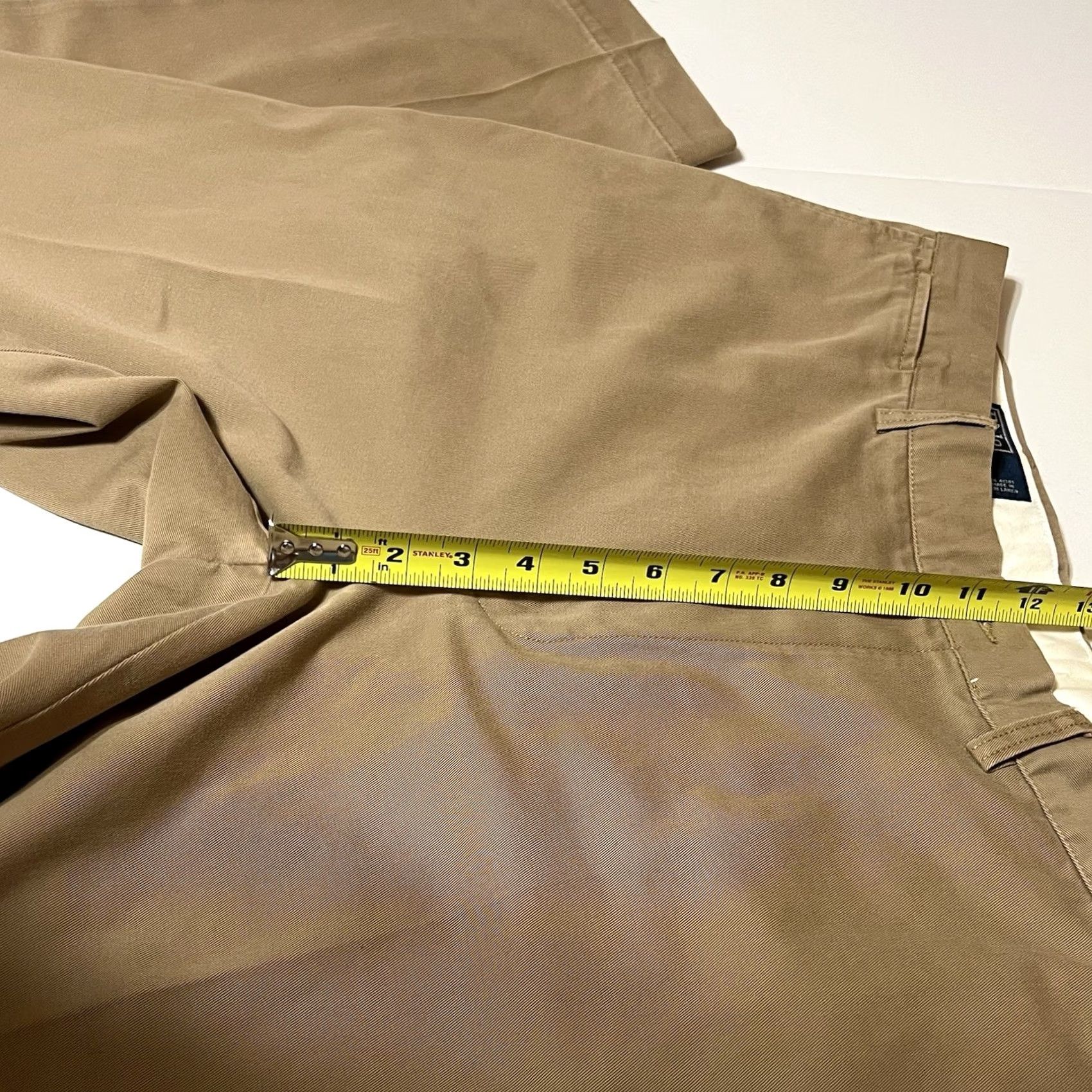 Polo Ralph Lauren VINTAGE Polo Ralph Lauren Prospect Pants Mens 38x32 Chino Beige Flat Front Straight Leg Shirt? Size US M / EU 48-50 / 2 - 4 Thumbnail