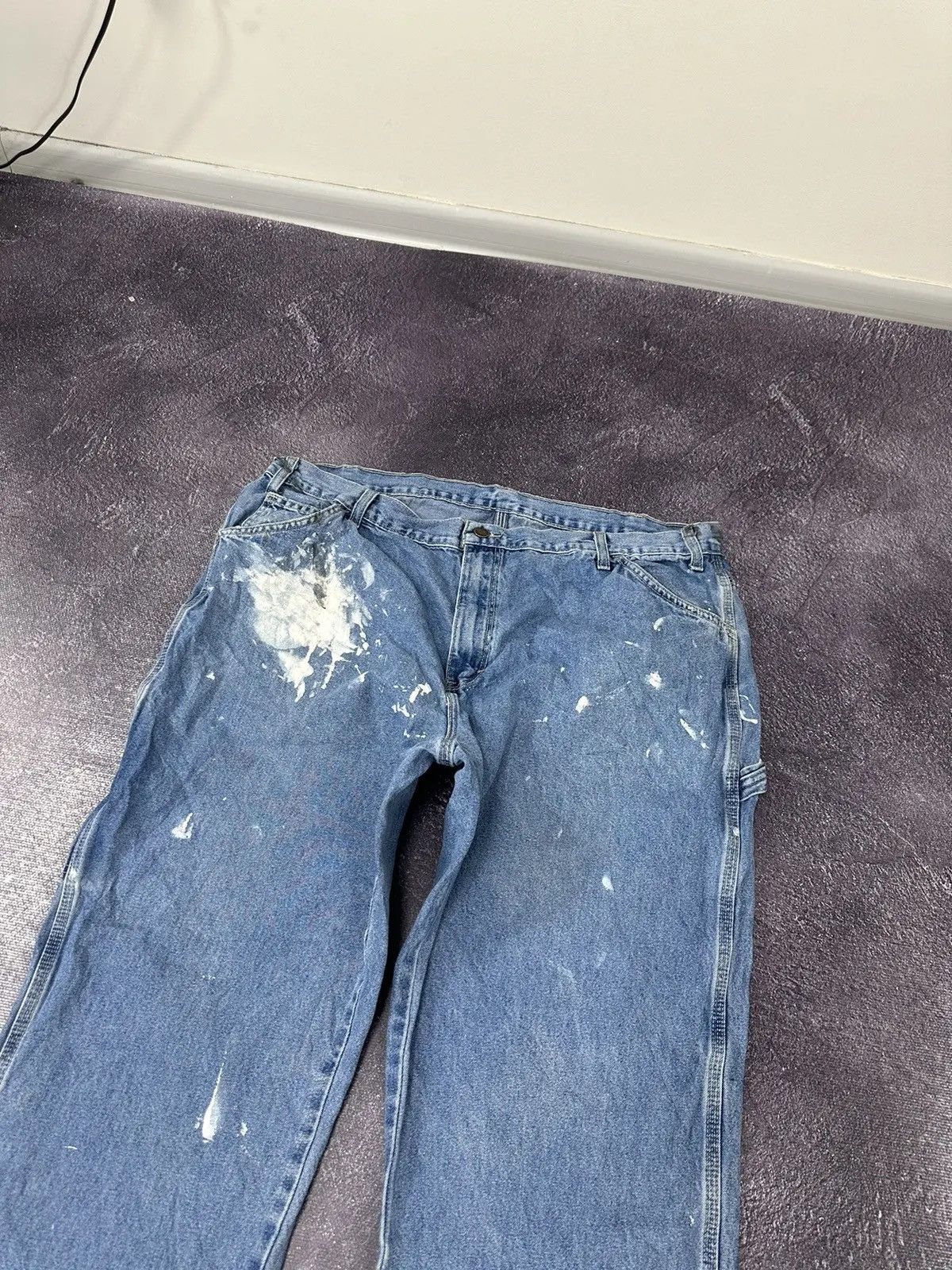 Dickies × Vintage Vintage Dickies USA Light Blue Denim Hype Baggy Jeans Size US 42 / EU 58 - 8 Thumbnail