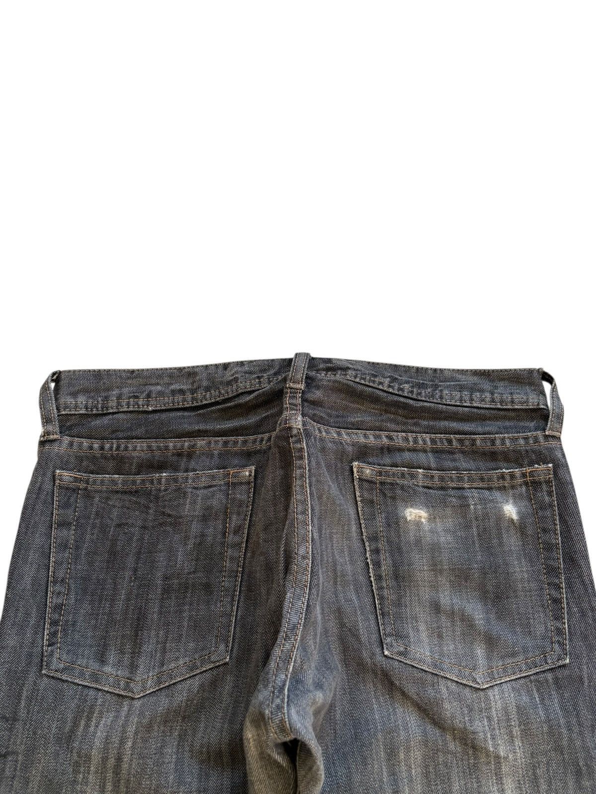 Japanese Brand × Number (N)ine Vintage Edge Rupert Button Fly Faded Wash Loose Jeans Size US 33 - 8 Thumbnail