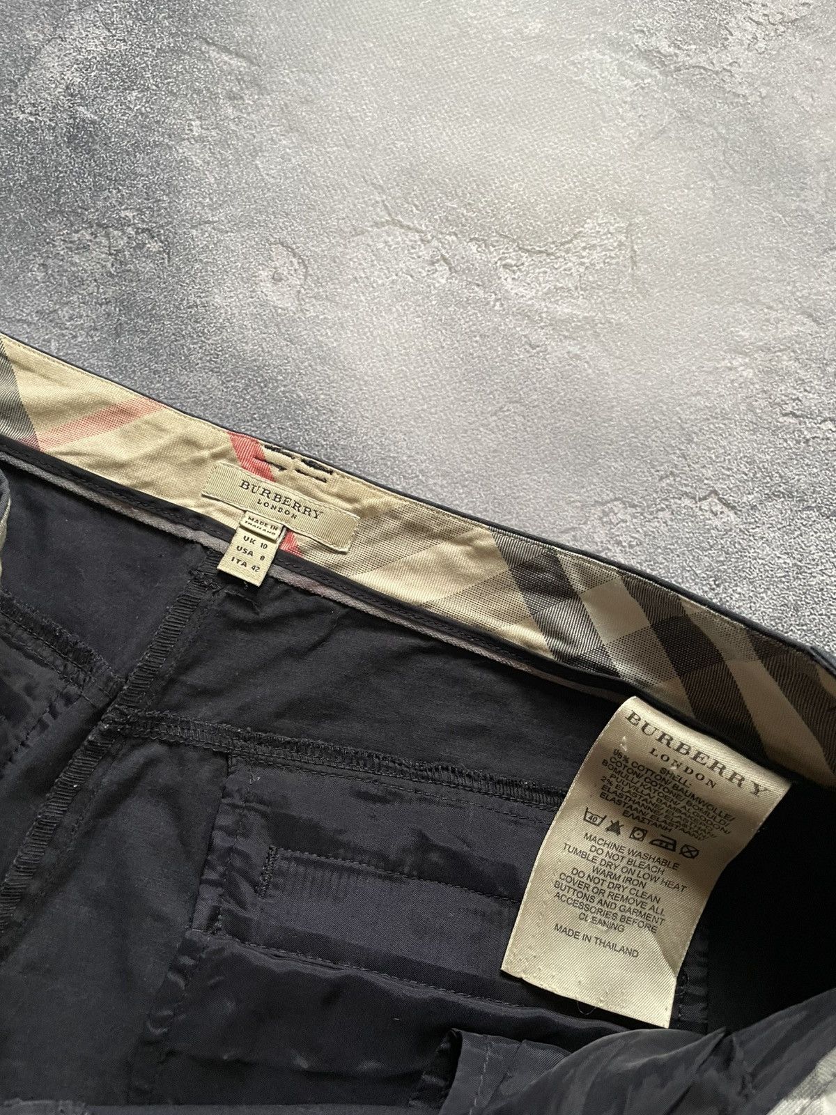 Burberry × Vintage Vintage Burberry London Woman’s Luxury Trousers Pants Size 28" / US 6 / IT 42 - 7 Thumbnail