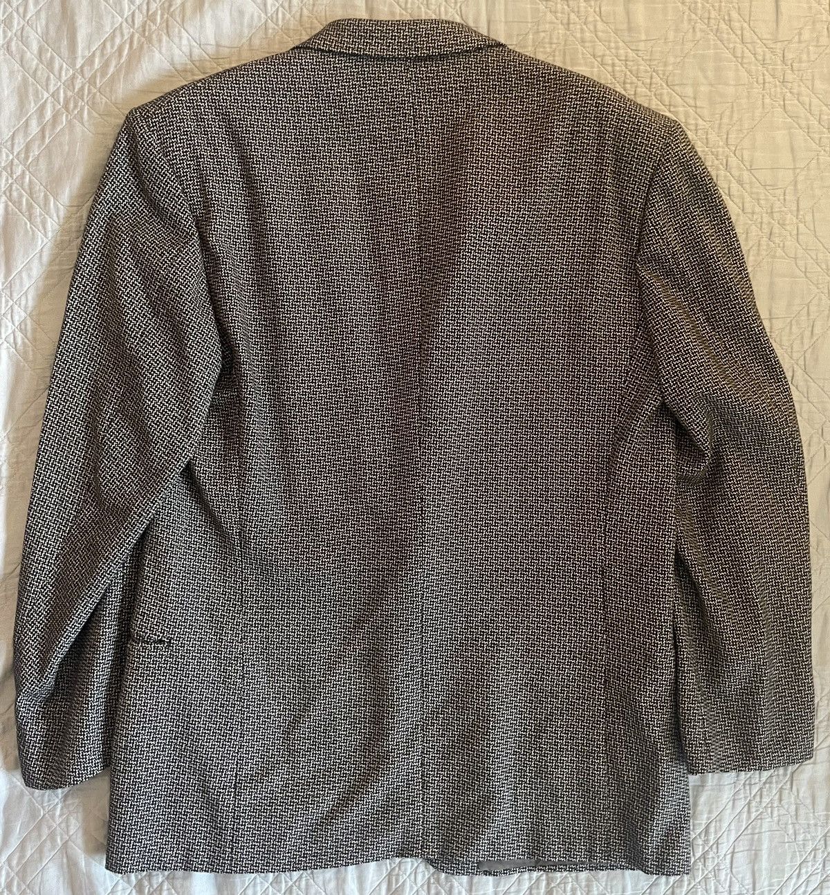Giorgio Armani Armani Check Wool Jacket Size 44L - 8 Thumbnail