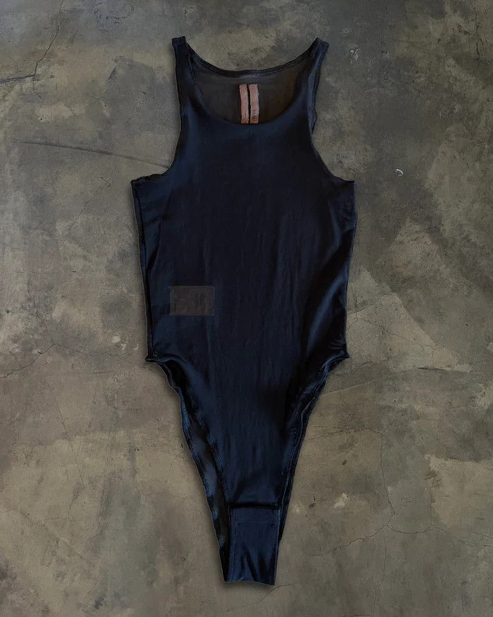 Rick Owens RICK OWENS FW2011 LIMO MESH BODYSUIT Size L / US 10 / IT 46 - 1 Thumbnail