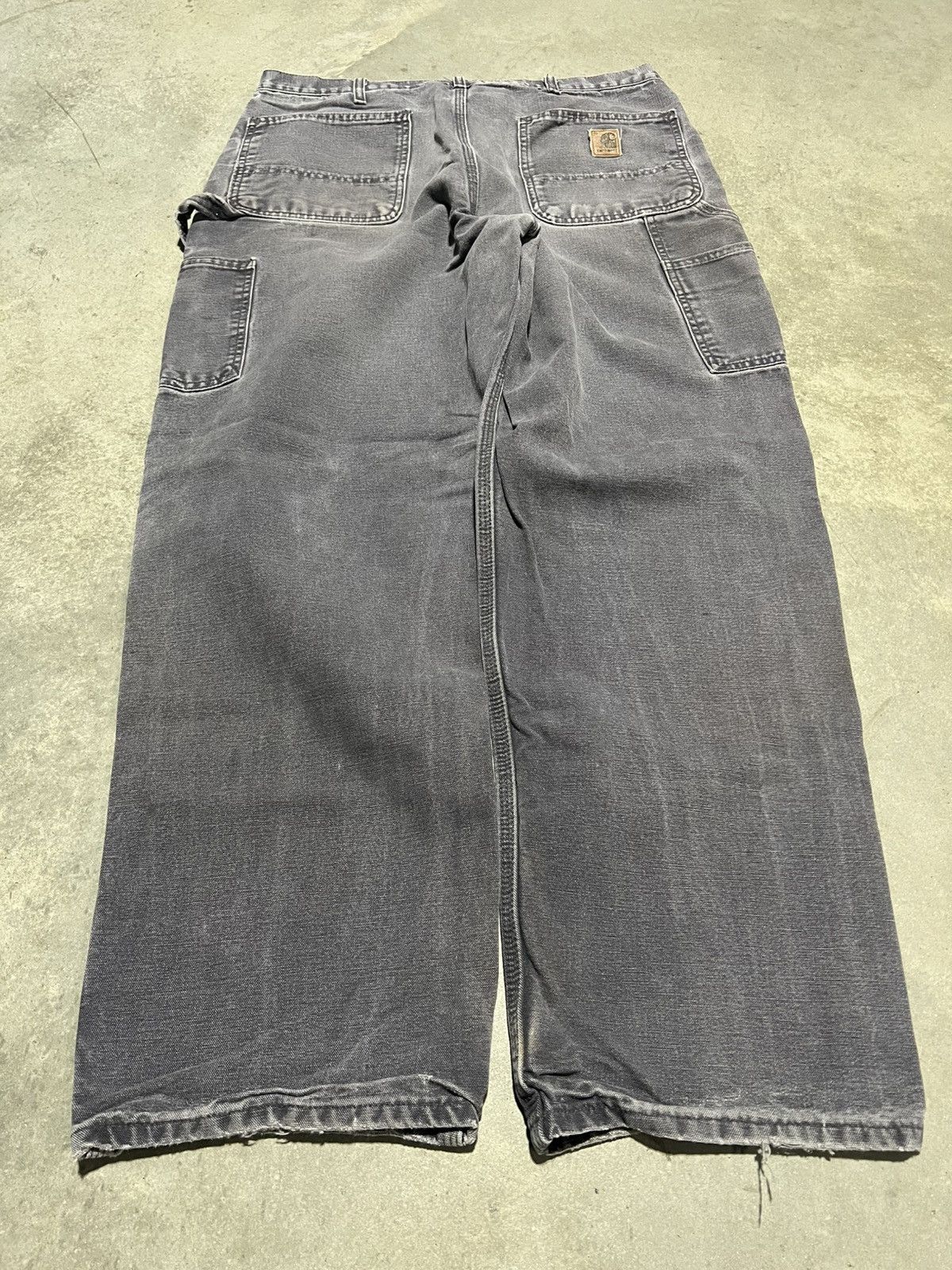 Carhartt × Vintage Vintage Faded Purple Carhartt Baggy Pants Size US 34 / EU 50 - 2 Thumbnail