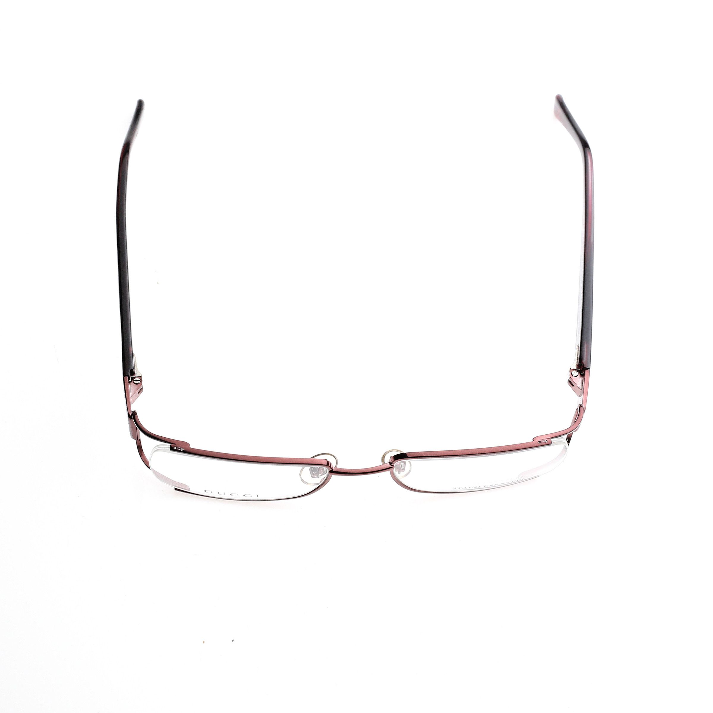 Gucci × Vintage Gucci '00s Cherry Red Monogram Rectangular Glasses Size ONE SIZE - 2 Thumbnail