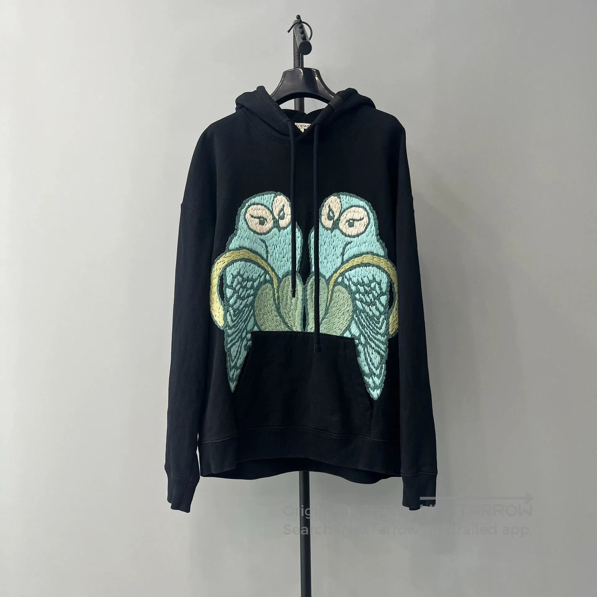 Loewe LOEWE Owl Embroidery Black Sweatshirt. Size US L / EU 52-54 / 3 - 1 Thumbnail