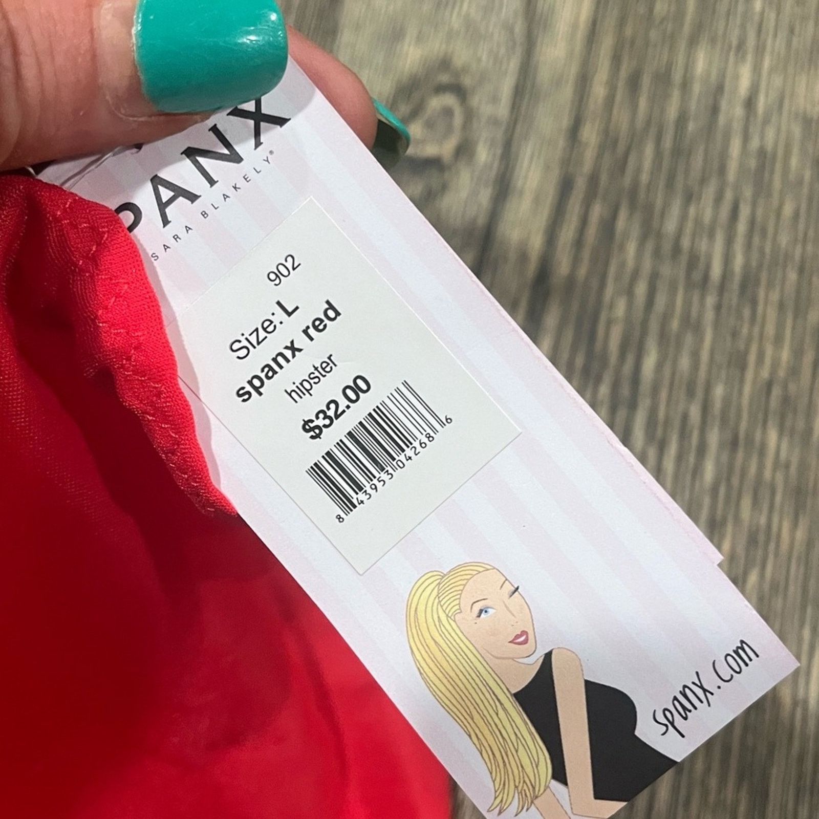 Spanx NWT Spanx Skinny Britches Hipster Panty Underwear Red Size L Size ONE SIZE - 2 Thumbnail