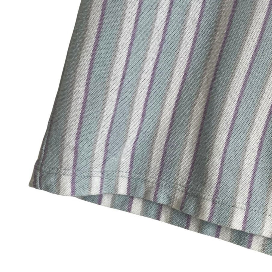 Topman Topman Mens Blue & Purple Striped Short Sleeve Tee Size US S / EU 44-46 / 1 - 3 Thumbnail