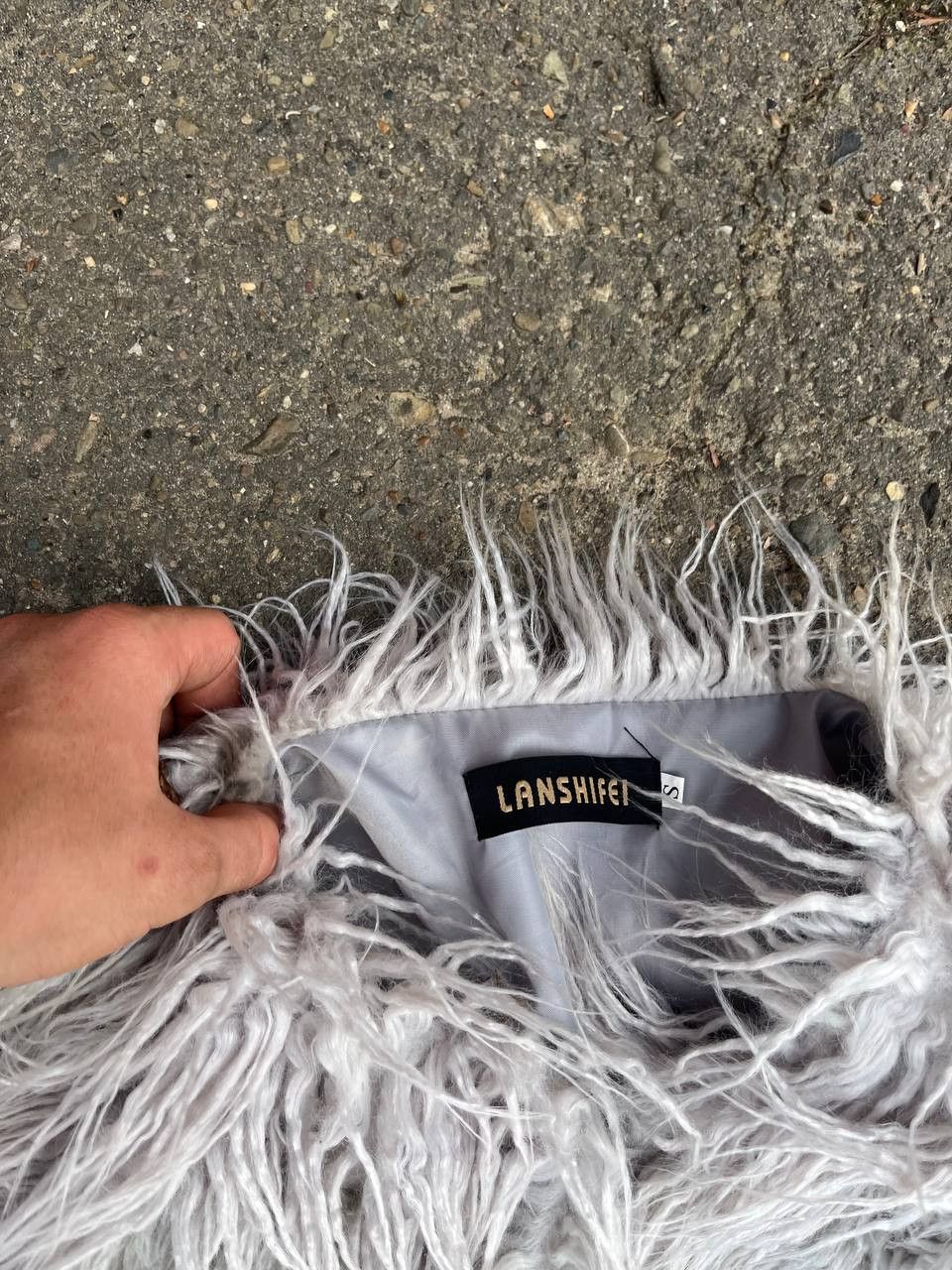 If Six Was Nine Mohair Y2k If Six Was Nine LGB Style distressed Jacket Size S / US 4 / IT 40 - 4 Thumbnail