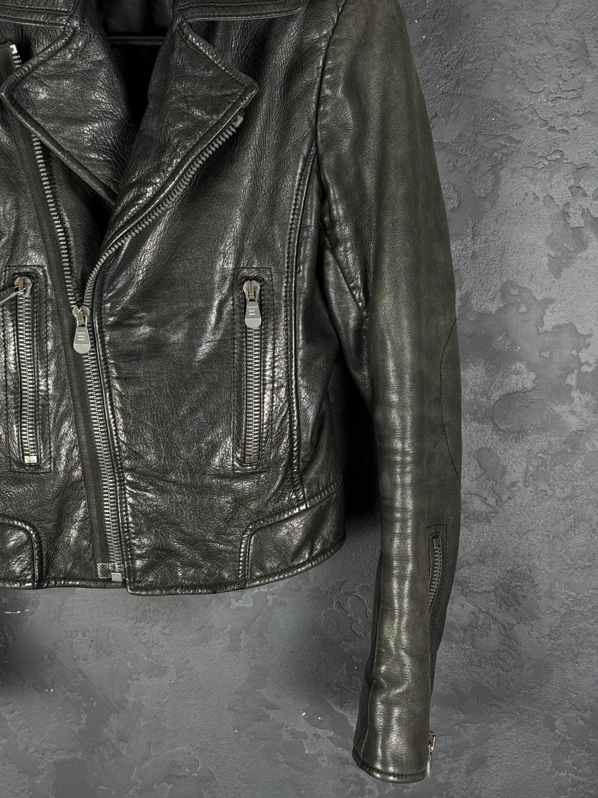 Balenciaga Balenciaga Vintage Women’s Biker Leather Jacket Size S / US 4 / IT 40 - 5 Thumbnail