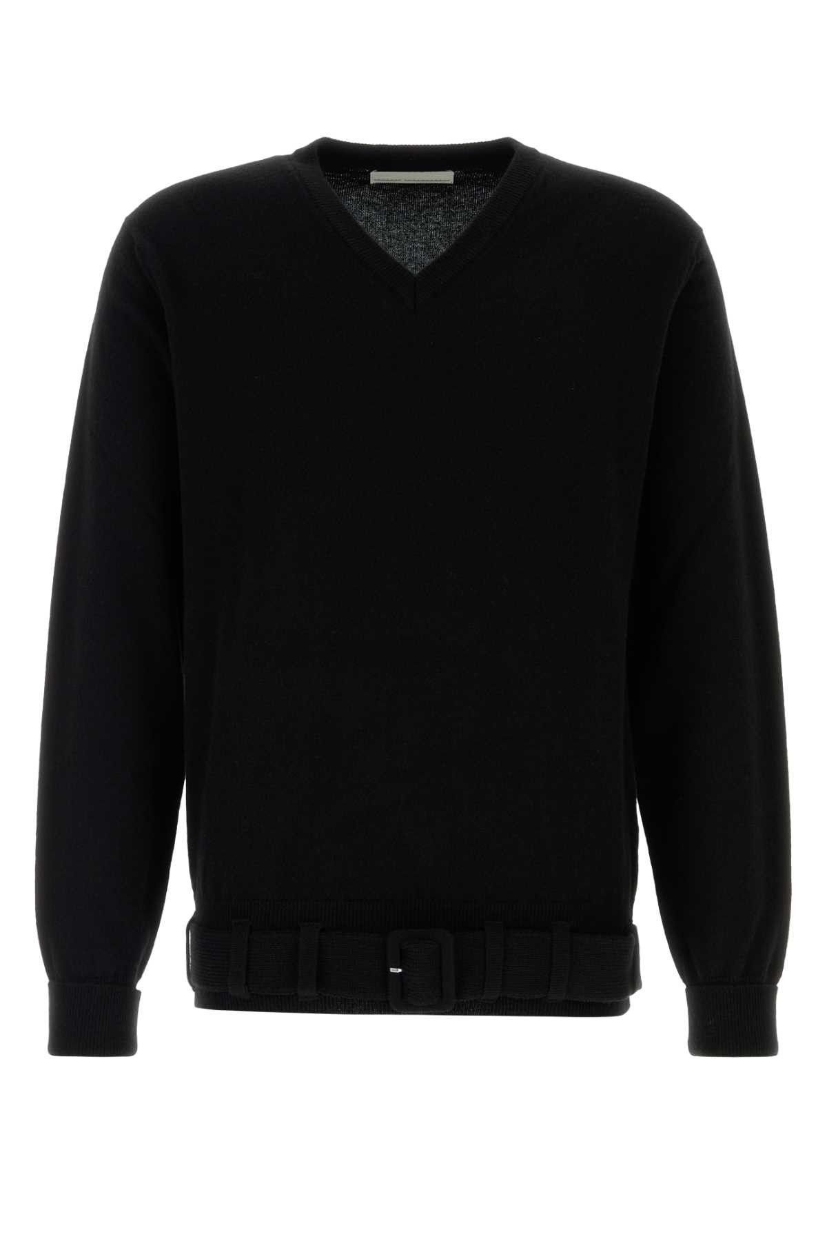 Random Identities Black Wool Blend Sweater Size US S / EU 44-46 / 1 - 1 Thumbnail
