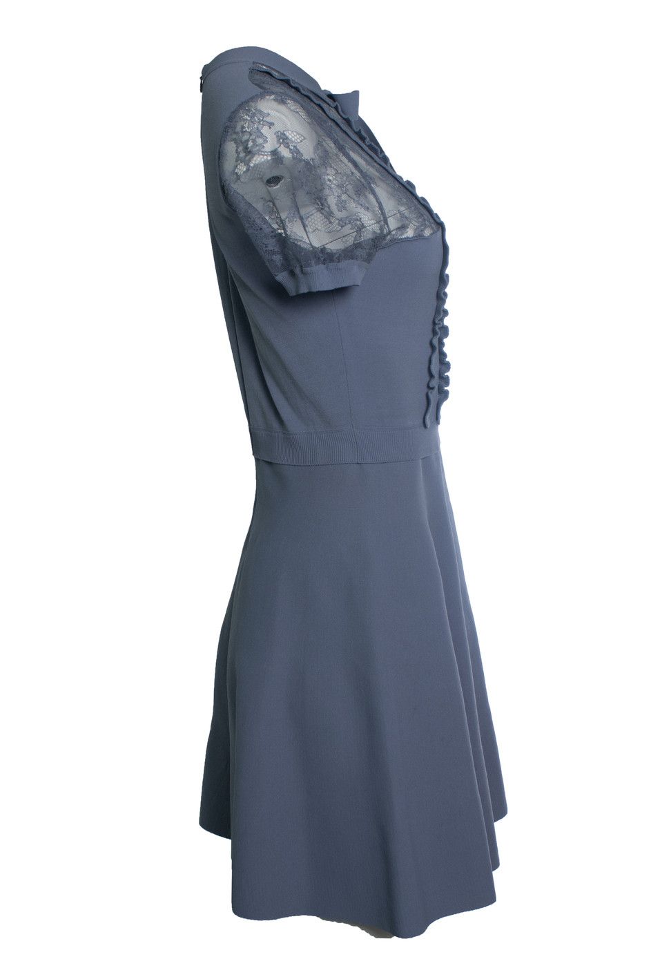 Valentino Valentino, lace ruffle midi dress in lavender Size M / US 6-8 / IT 42-44 - 4 Thumbnail