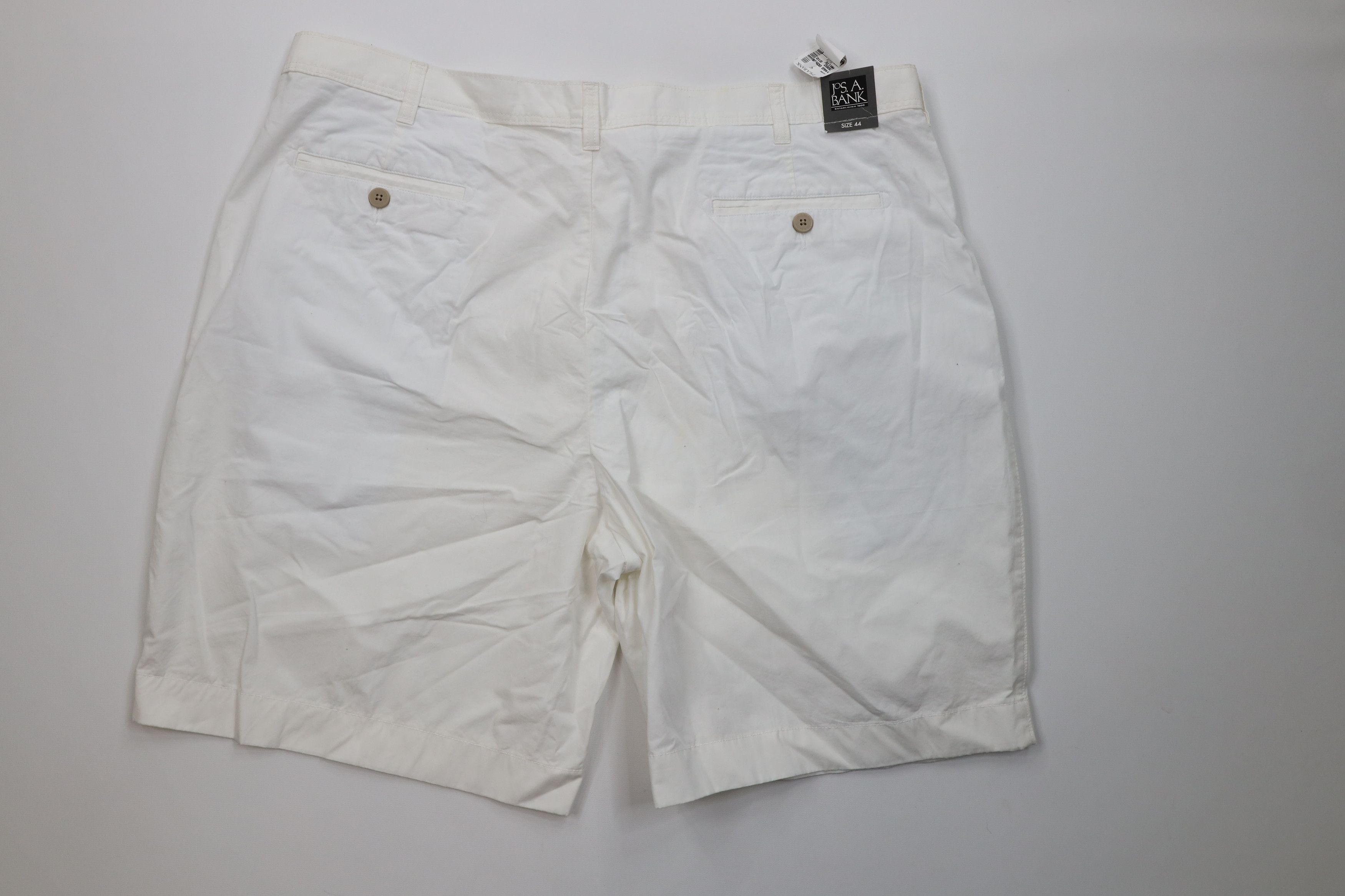 Jos. A. Bank Deadstock Vintage 90s Y2K Jos A Bank White Cotton Size US 44 / EU 60 - 7 Thumbnail