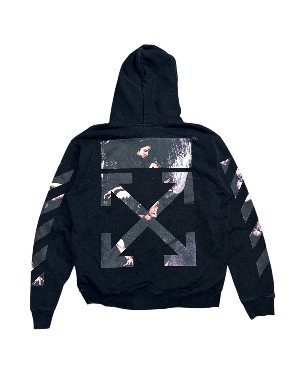 Off-White OFF-WHITE VIRGIL ABLOH CARAVAGGIO ARROWS HOODIE Size US S / EU 44-46 / 1 - 1 Thumbnail