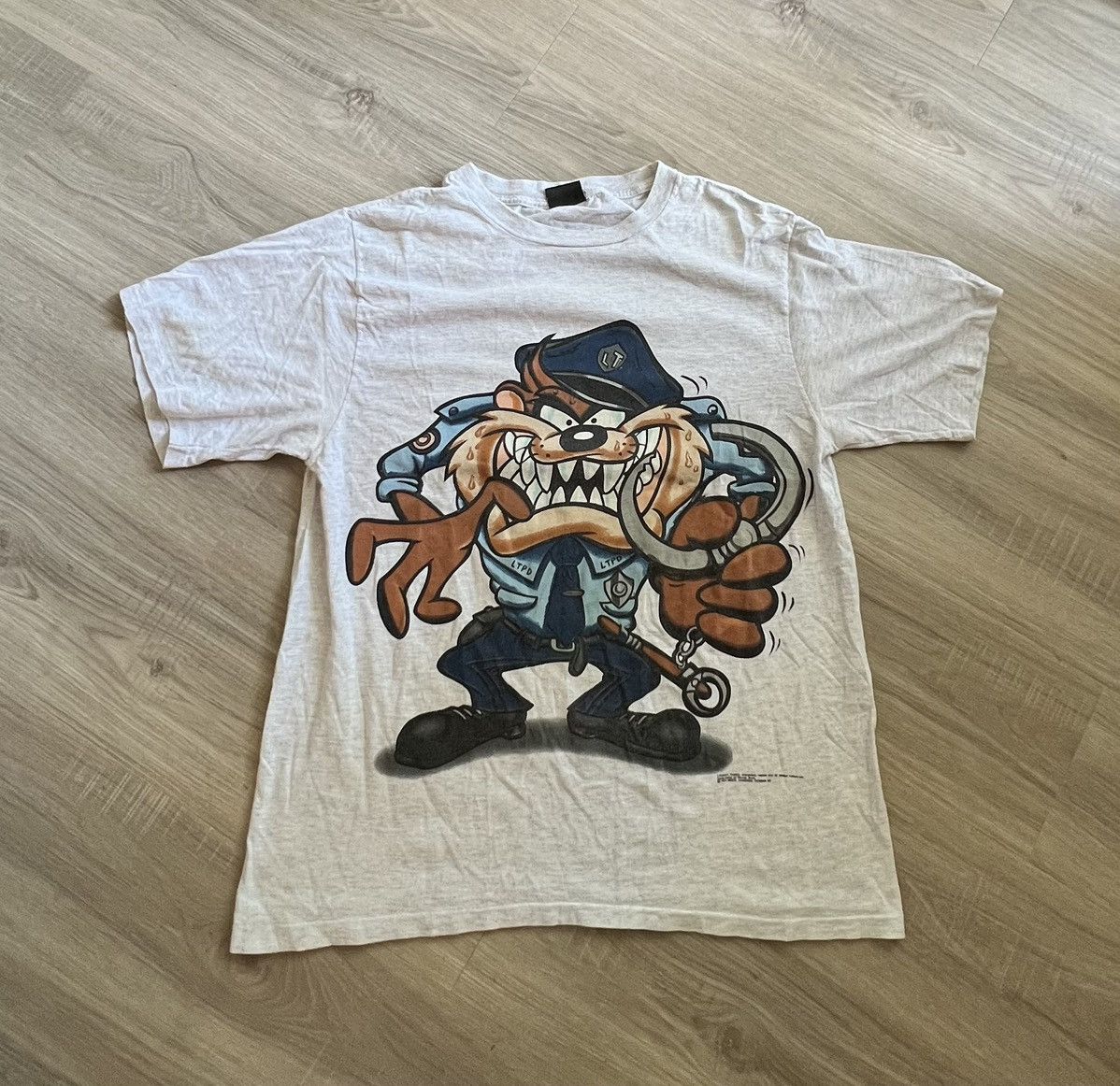 Vintage Vintage looney tunes taz aop Size US XL / EU 56 / 4 - 1 Thumbnail