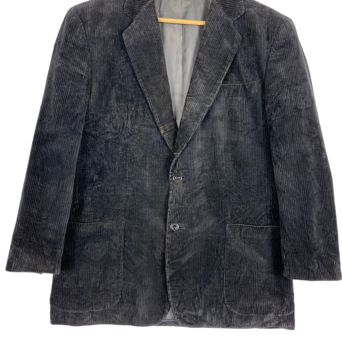 Burberry BURBERRYS CORDUROY BUTTON COAT BLAZER Size US M / EU 48-50 / 2 - 5 Thumbnail