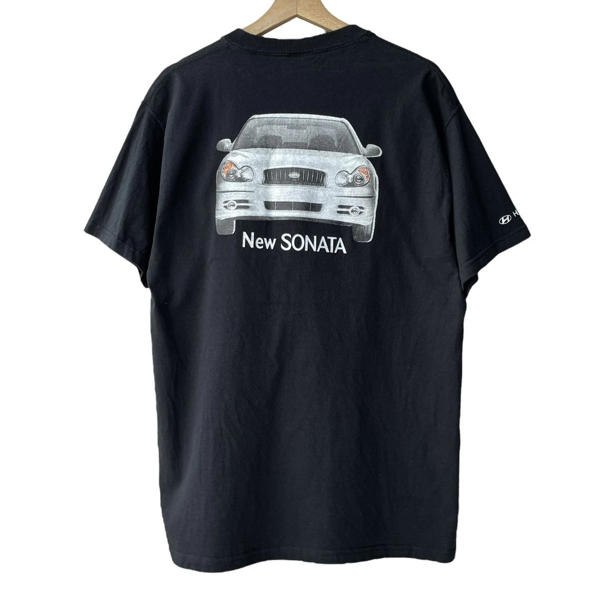 Hyundai Sonata Gen 1998 2000s Y2K Car Vintage Promo Tee