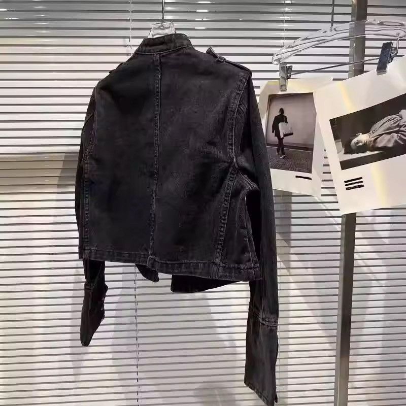 Japanese Brand Punk Style Denim Short Jacket Size S / US 4 / IT 40 - 3 Thumbnail