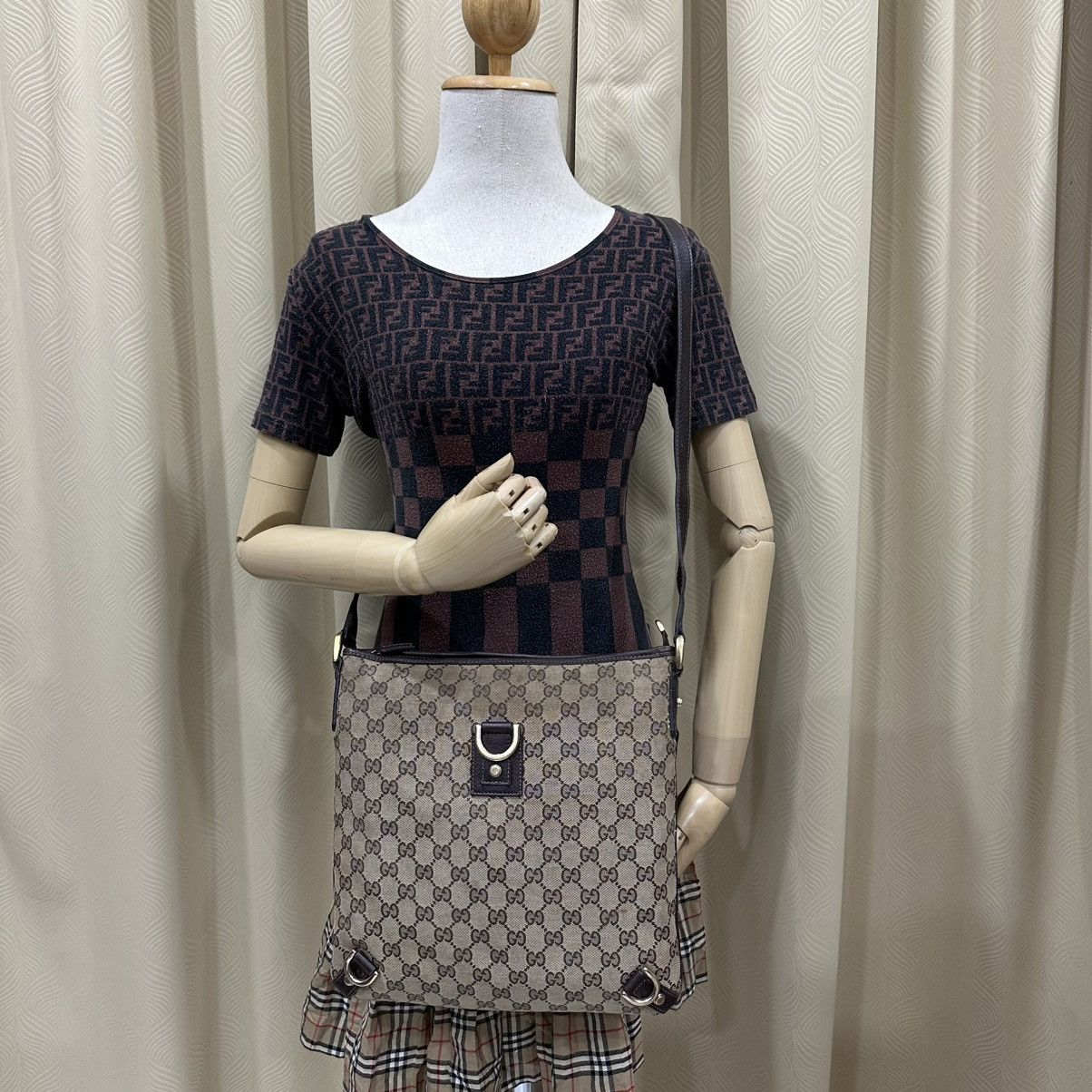 Gucci ‼️LASTDROP‼️GUCCI ABBEY CROSSBODY BAG D RING MONOGRAM CANVAS 7 Size ONE SIZE - 17 Thumbnail