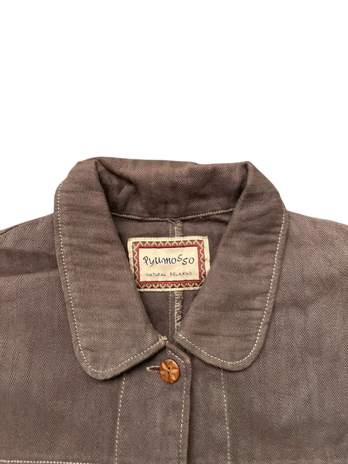 Japanese Brand Pyumosso Chore Jacket Size US XL / EU 56 / 4 - 6 Thumbnail