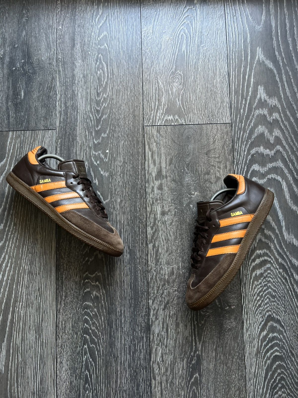 Adidas Vintage rare y2k 2006 Adidas Samba Og Low Sneakers brown Size US 8 / EU 41 - 2 Thumbnail