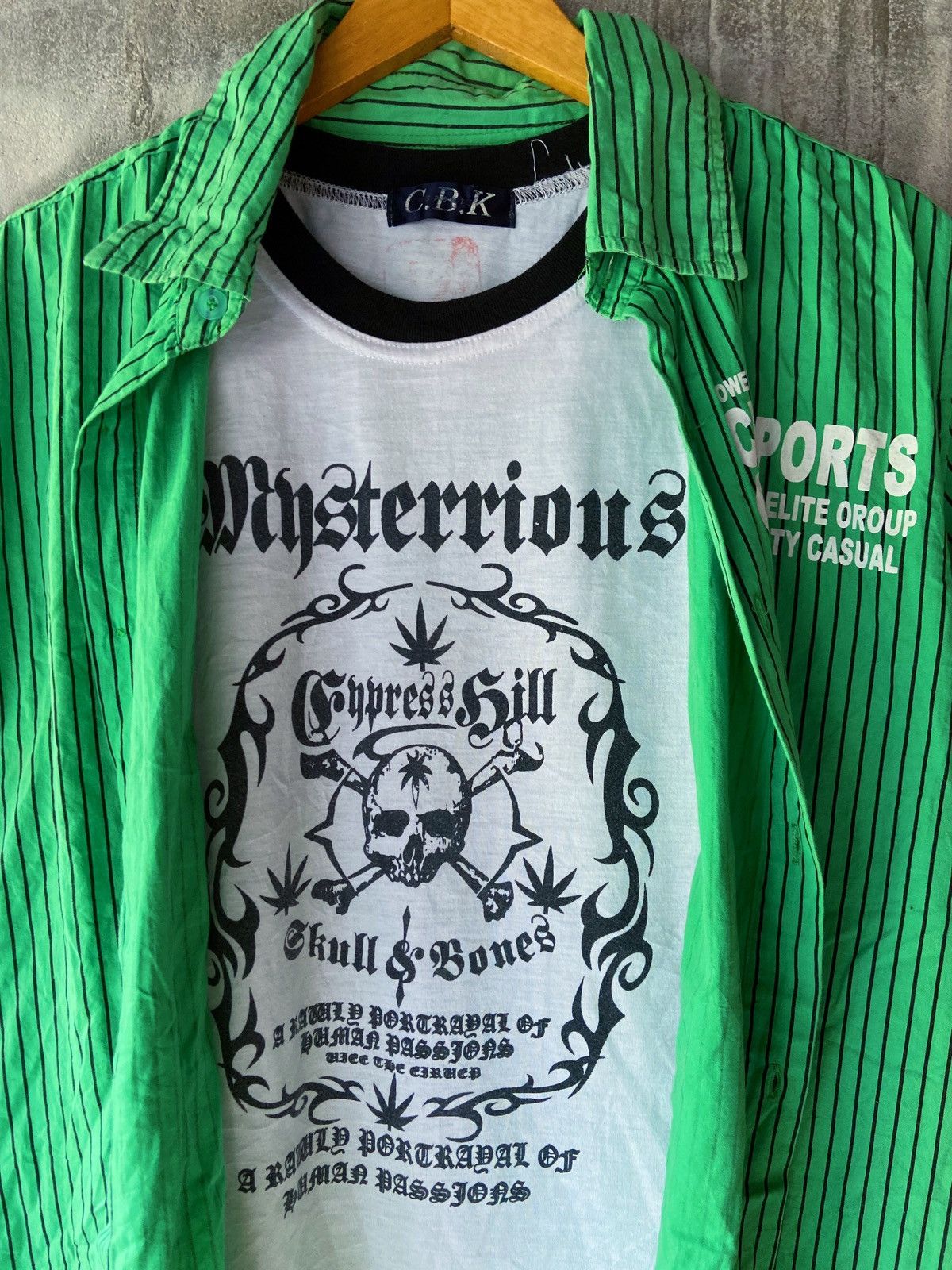 Other MYSTERRIOUS CYPRESS HILL DOUBLE LAYER TEE BUTTON UP SHIRT Size US M / EU 48-50 / 2 - 8 Thumbnail