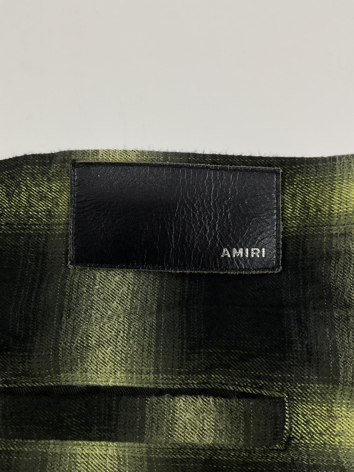 Amiri Amiri S/S'19 Raw Hem Flannel Waist Wrap Shirt Size US M / EU 48-50 / 2 - 12 Thumbnail