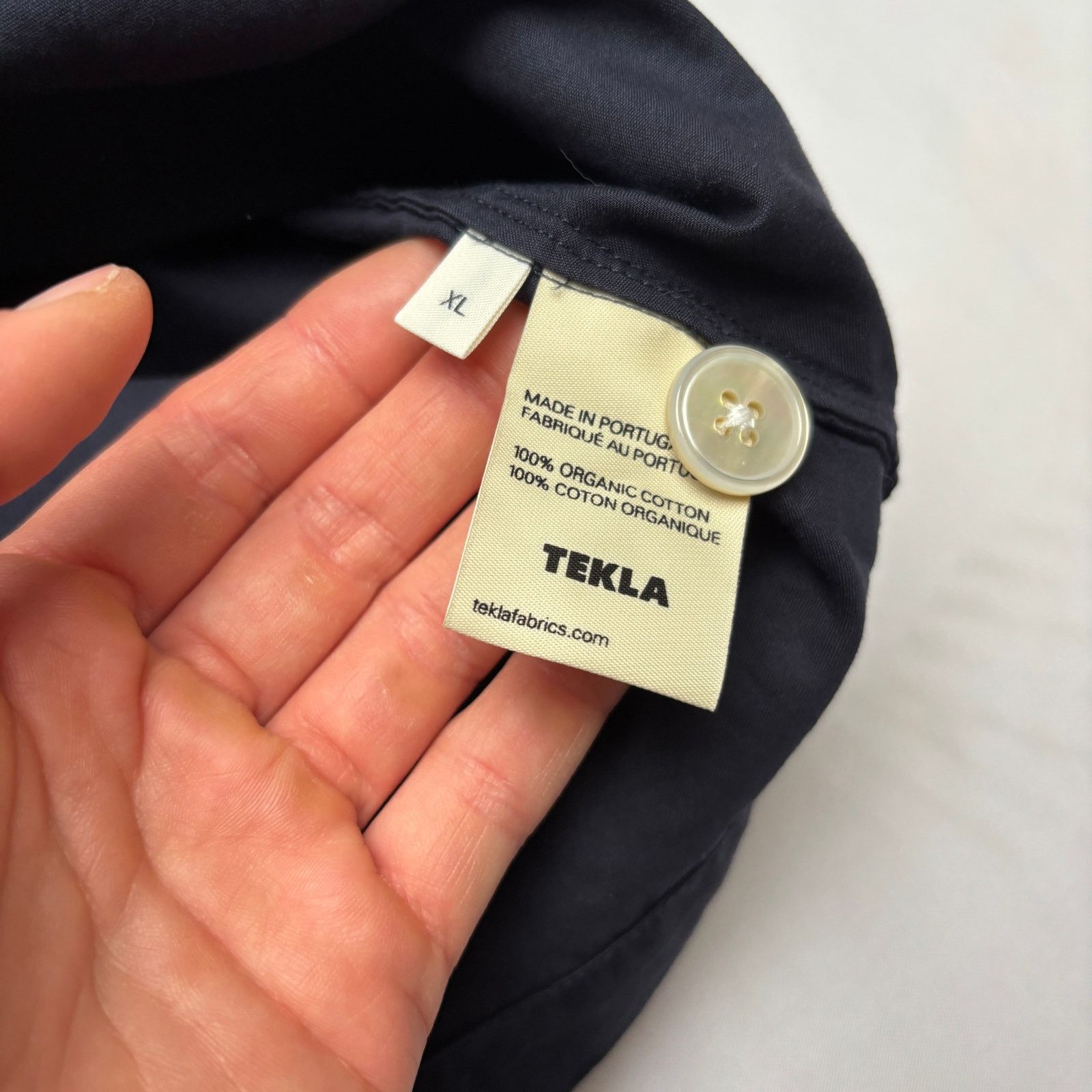 Tekla Tekla Sateen Pajama Top Organic Cotton Sleep Shirt Unisex XL Size US XL / EU 56 / 4 - 7 Thumbnail