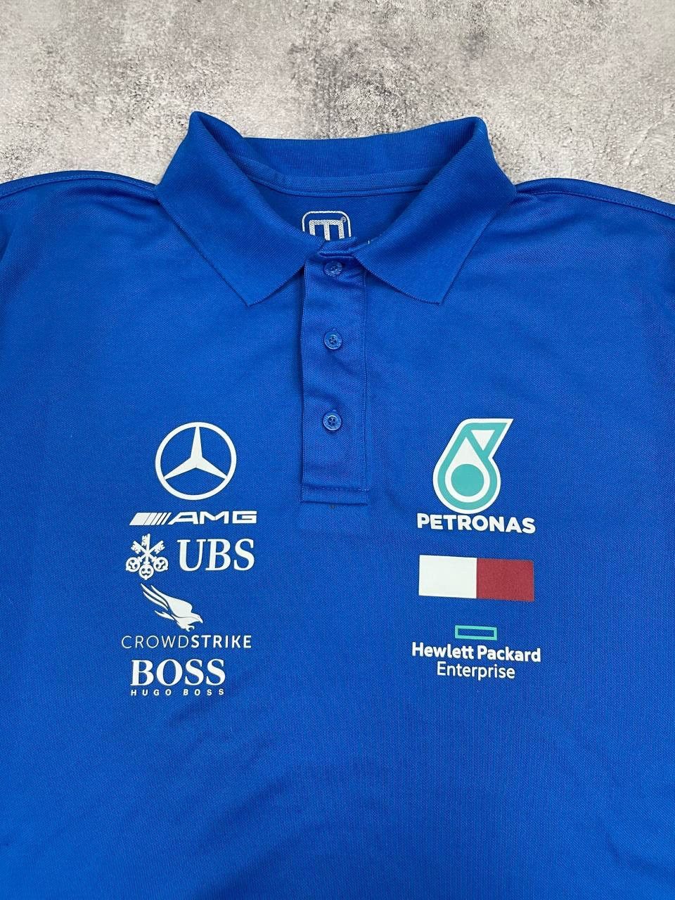 Mercedes-Benz Mercedes AMG Petronas Men Polo Shirt Blue Size L Size US L / EU 52-54 / 3 - 2 Thumbnail