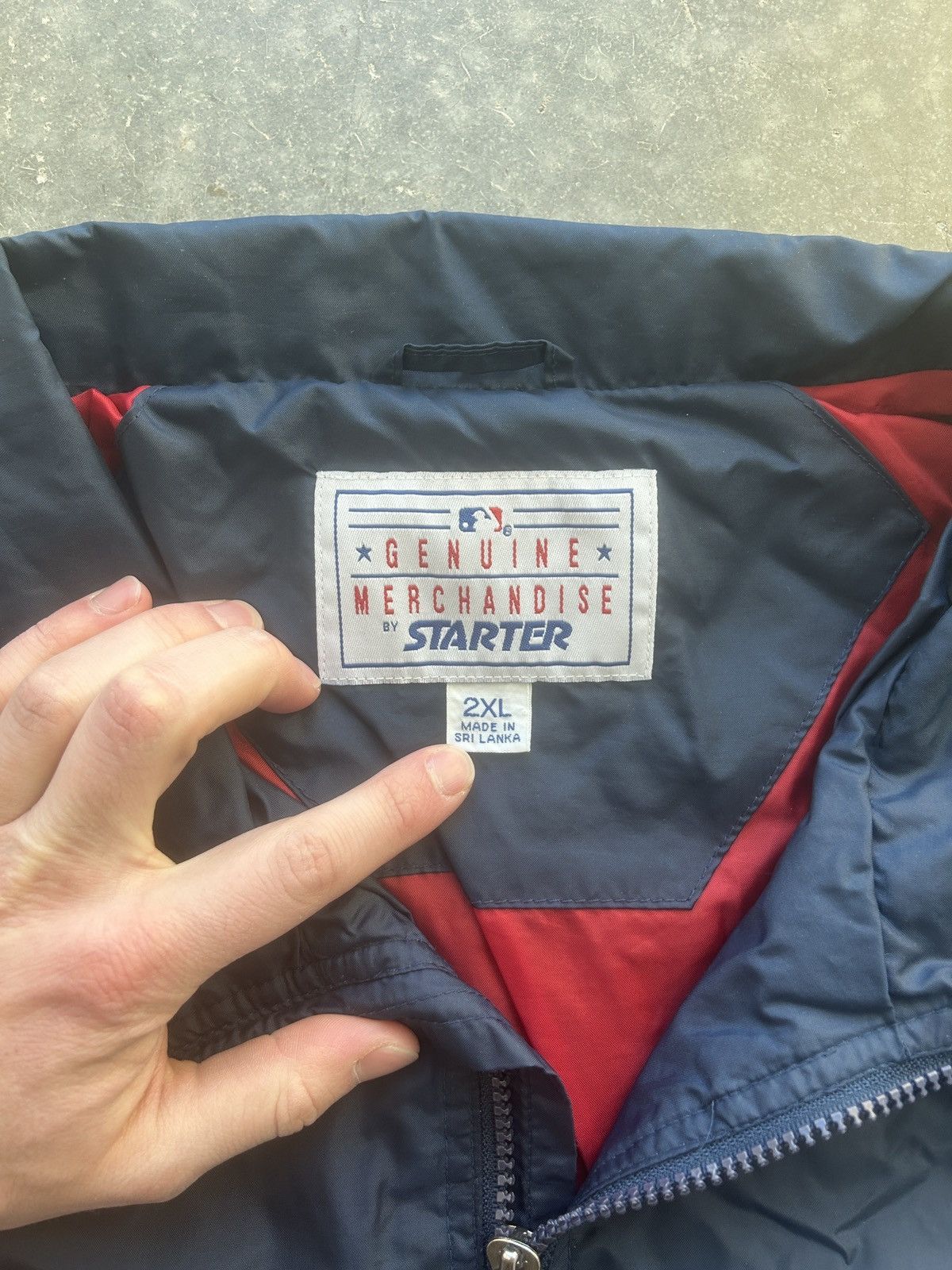 Starter × Vintage Vintage 90s Starter Atlanta Braves Windbreaker Jacket Size US XXL / EU 58 / 5 - 6 Thumbnail