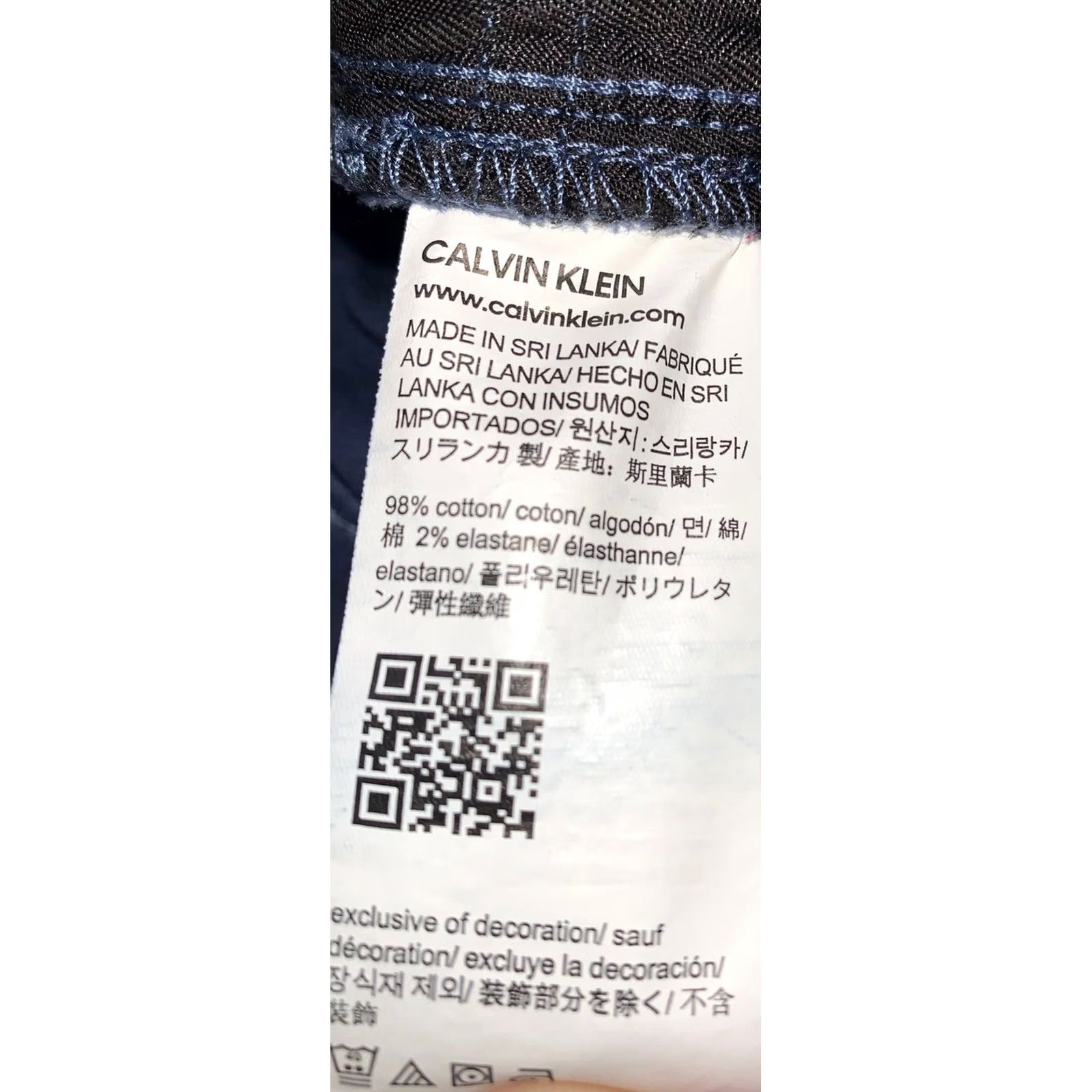Calvin Klein Calvin Klein Weathered Blue Ankle Skinny Womens Pants Size 6-10289 Size 28" / US 6 / IT 42 - 8 Thumbnail