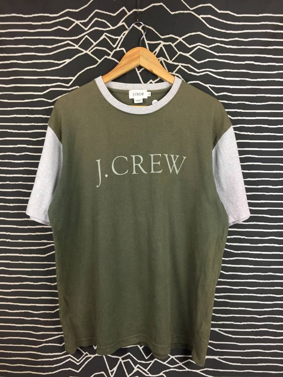J.Crew Vtg J.Crew Made In Usa Retro Style Two-Tone Spell Out Tee Size US M / EU 48-50 / 2 - 1 Thumbnail