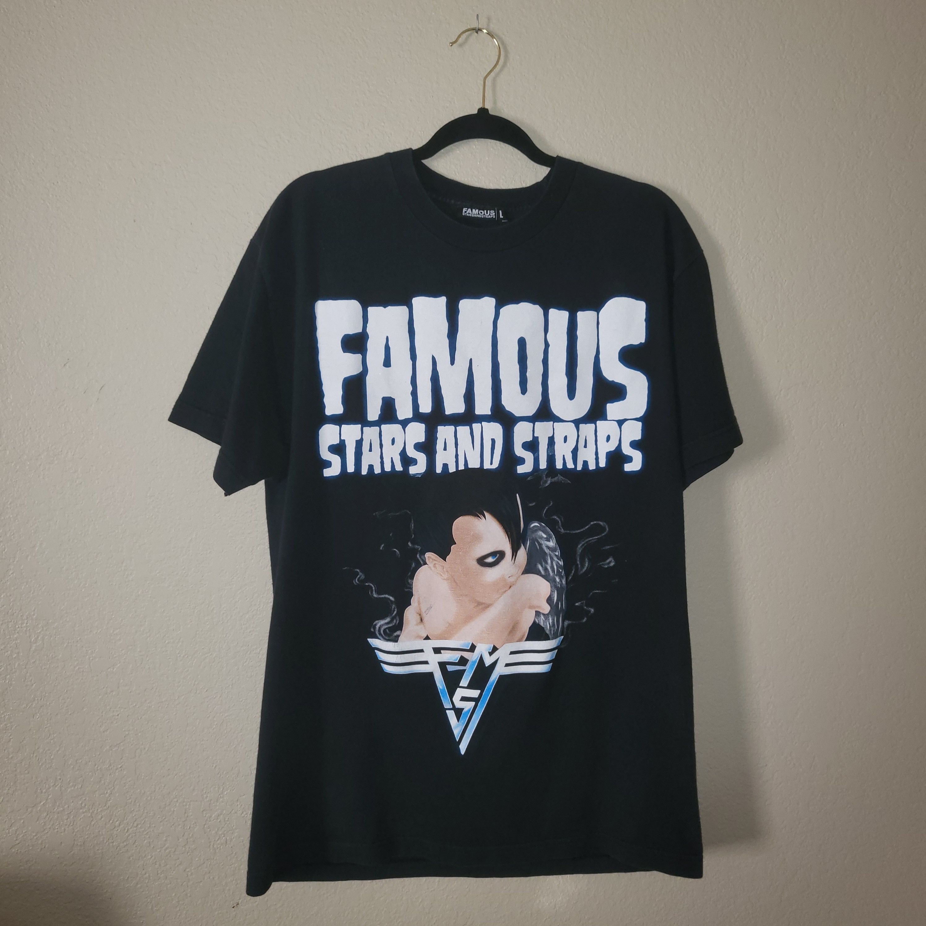 Famous Stars And Straps 2007 Van Halen/Misfits tee Size US L / EU 52-54 / 3 - 1 Thumbnail