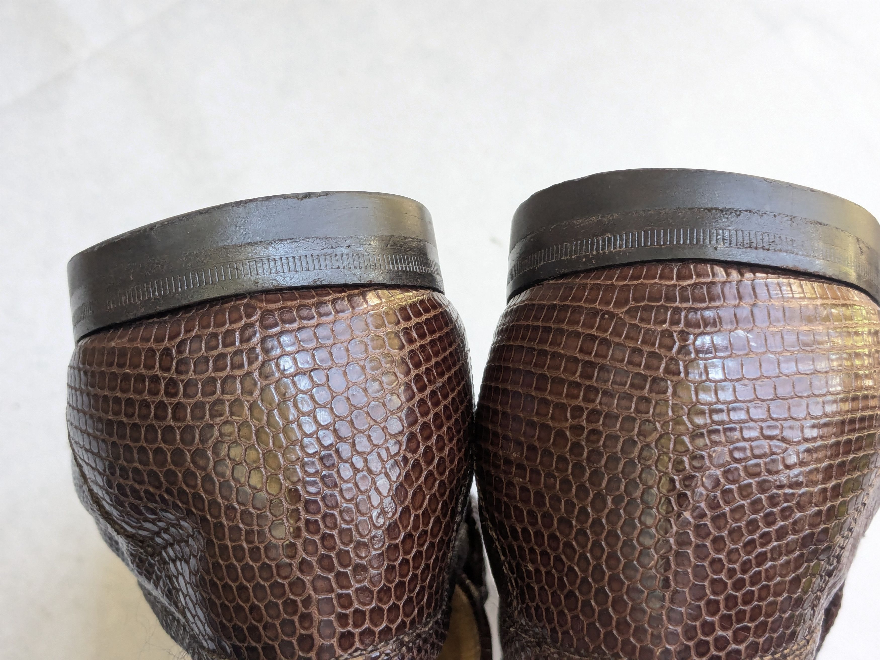 Gucci Gucci Horsebit Loafers Brown Lizard Leather 11.5 Slip On Size US 11.5 / EU 44-45 - 13 Thumbnail