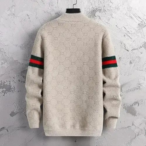 Designer × Vintage Men's Loose Knitted Sweater Warm Pullover Kintwear Tops Size US L / EU 52-54 / 3 - 3 Thumbnail