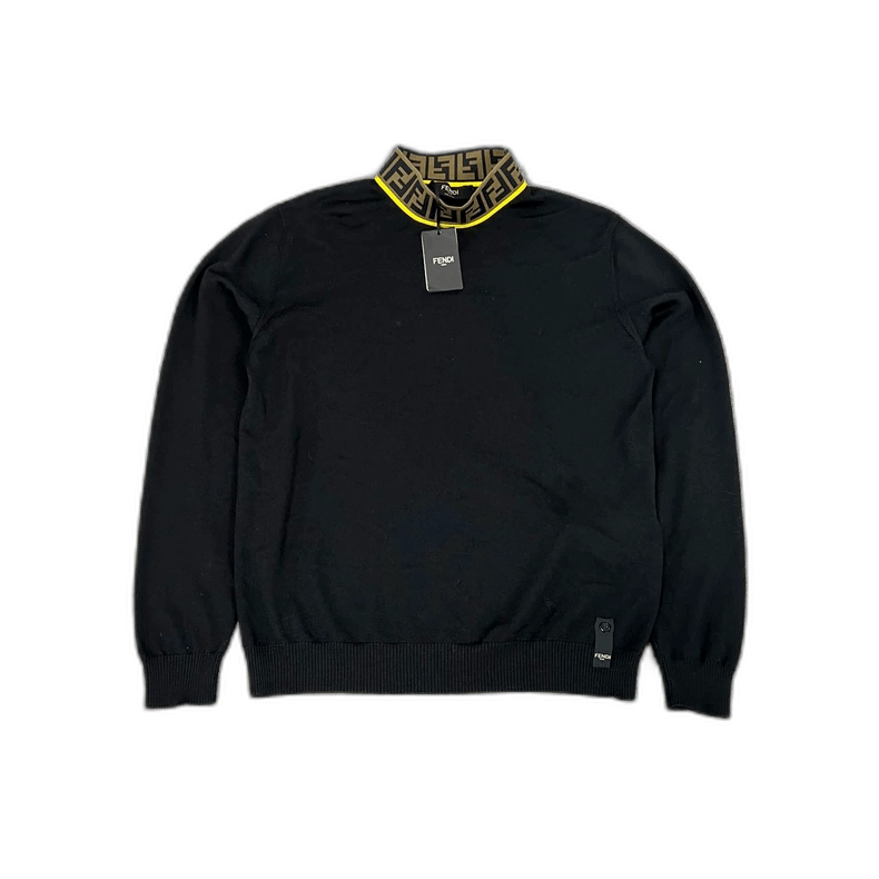 Fendi Fendi Logo Knit Sweater with Tag Size US L / EU 52-54 / 3 - 1 Thumbnail
