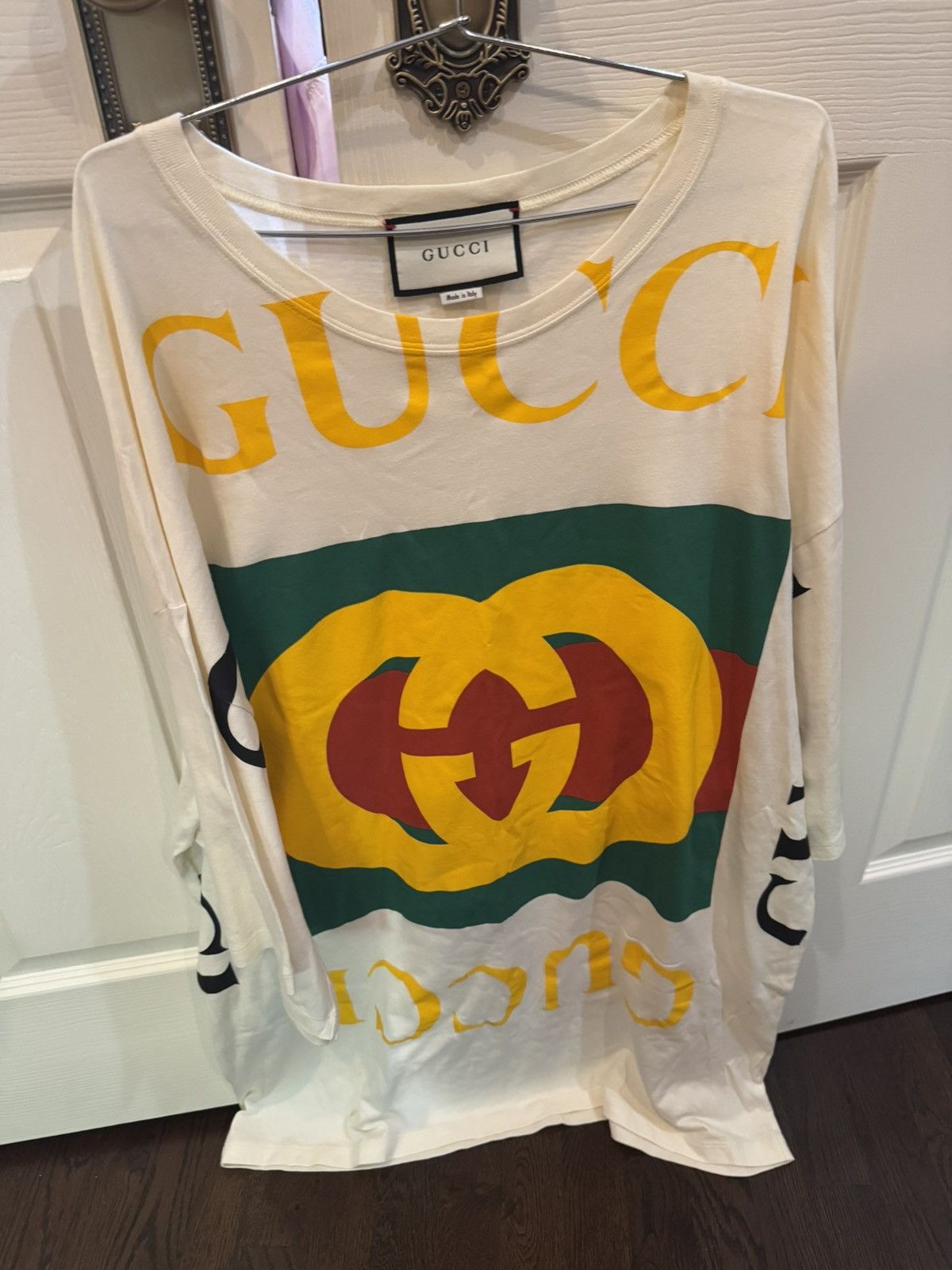 Gucci Gucci Oversized T Shirt Womens M Cotton Sun-kissed GG Size M / US 6-8 / IT 42-44 - 2 Thumbnail