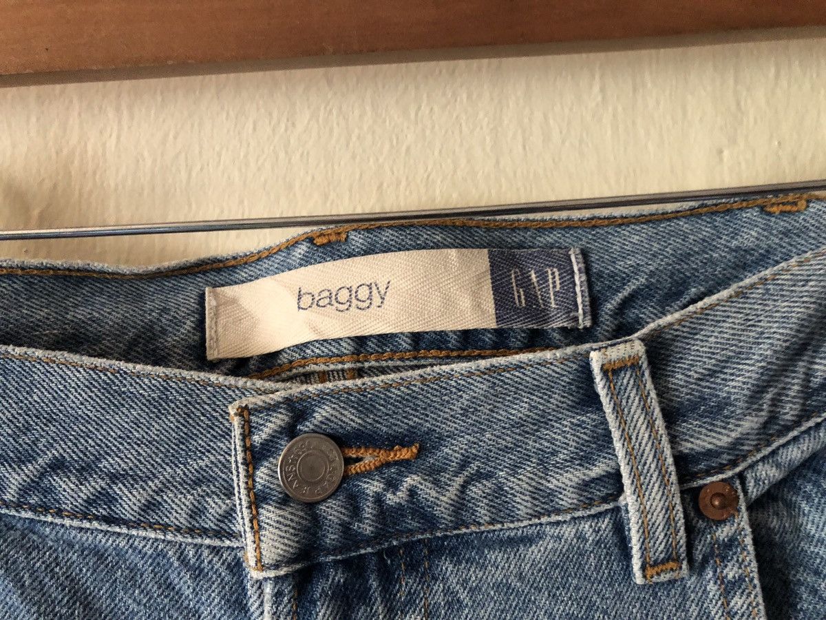 Gap × Vintage Vintage Gap Usa Baggy Denim Jeans Hip Hop Size US 39 - 3 Thumbnail