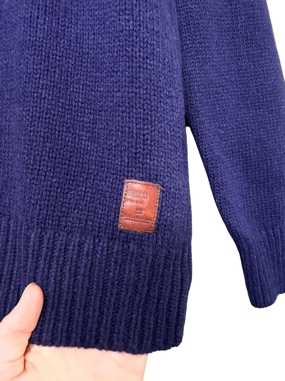 Scotch & Soda Scotch & Soda Wool Knit Sweater Navy Hooded Pullover BNWT M Size US M / EU 48-50 / 2 - 5 Thumbnail