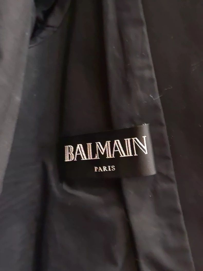 Balmain Balmain Motorcycle Jacket with Zipper Detail-2507