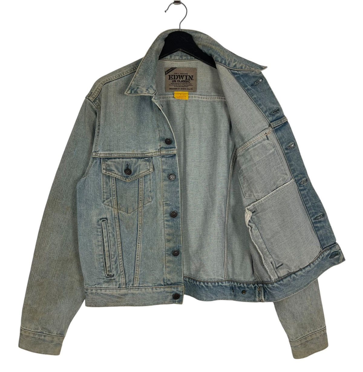Edwin Vintage Edwin USA Classic Mud Wash Denim Jacket Size US M / EU 48-50 / 2 - 3 Thumbnail