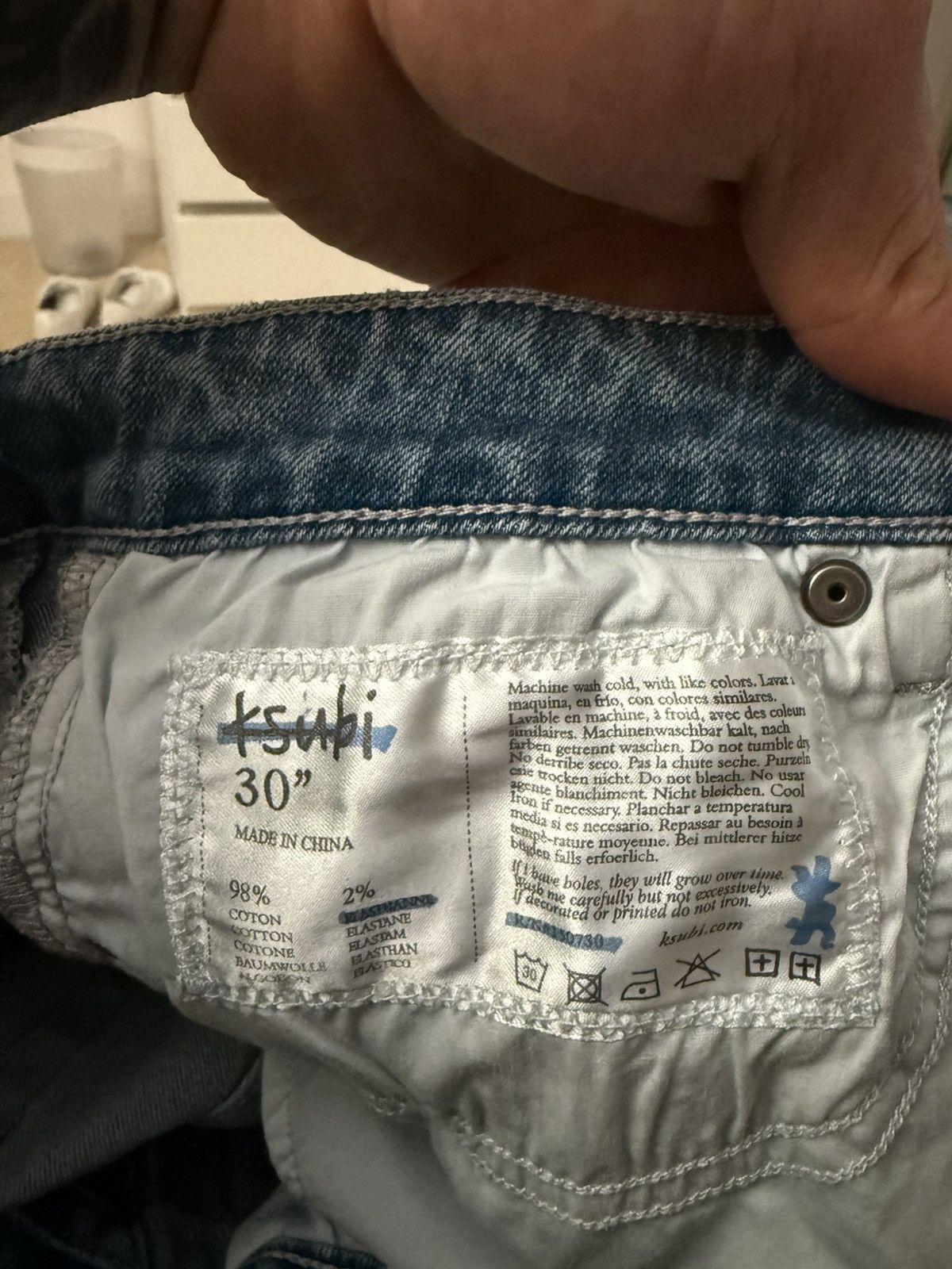 Ksubi Ksubi Distressed Denim Size US 30 / EU 46 - 6 Thumbnail