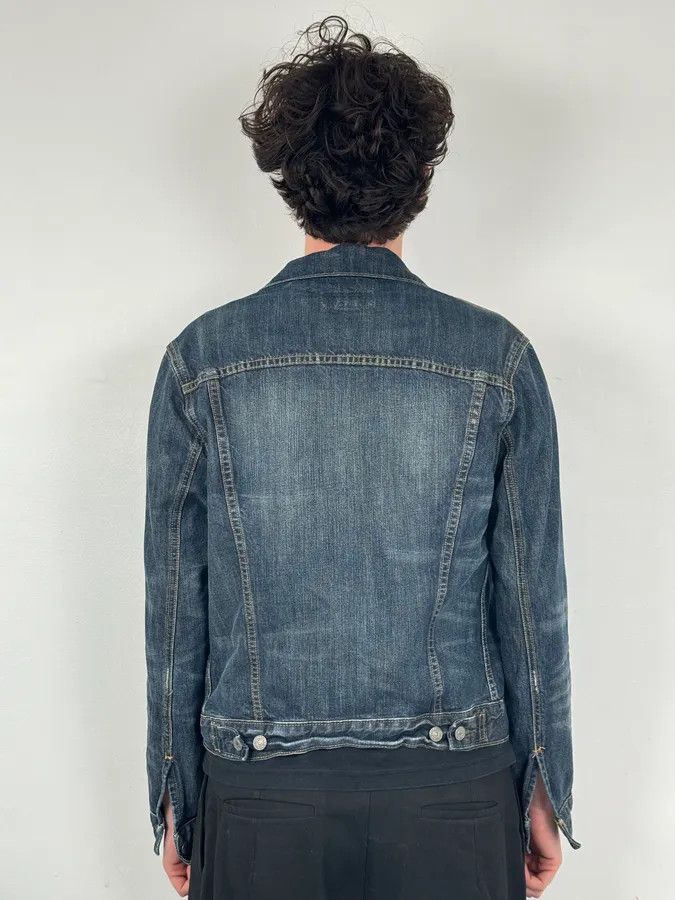 Polo Ralph Lauren 2000s Ralph Lauren Dark Blue Minimalist Stiched Denim Jacket Size US M / EU 48-50 / 2 - 3 Thumbnail