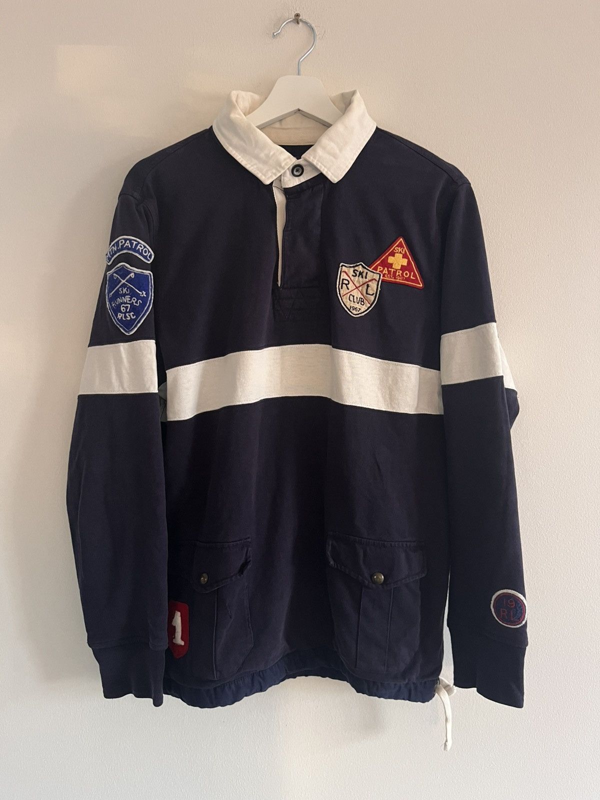 Polo Ralph Lauren Ralph Lauren - 90s Ski Patrol Rugby Size US M / EU 48-50 / 2 - 1 Thumbnail