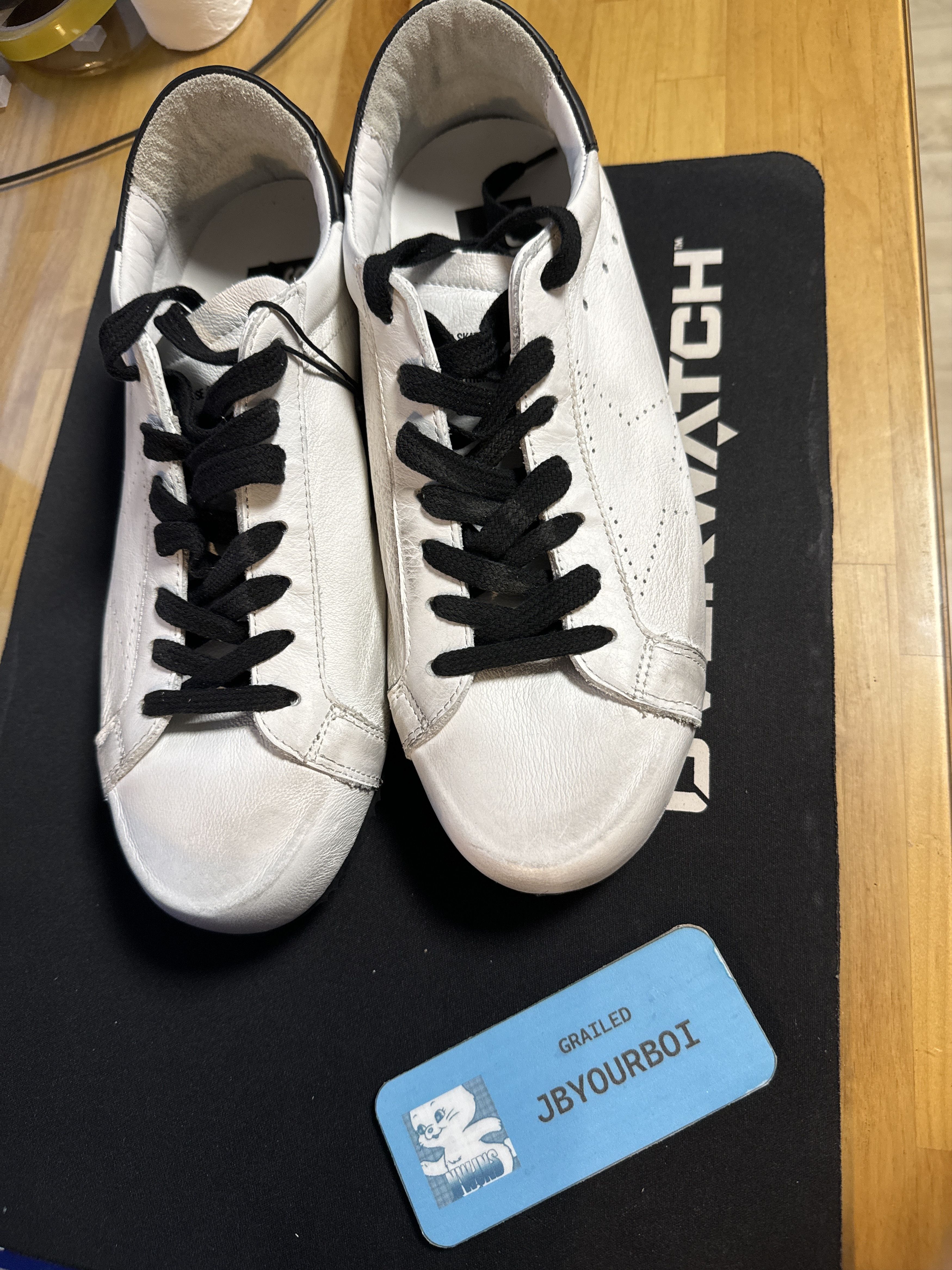 Golden Goose Golden Goose superstar col L52 future white black Size US 7 / EU 40 - 11 Thumbnail