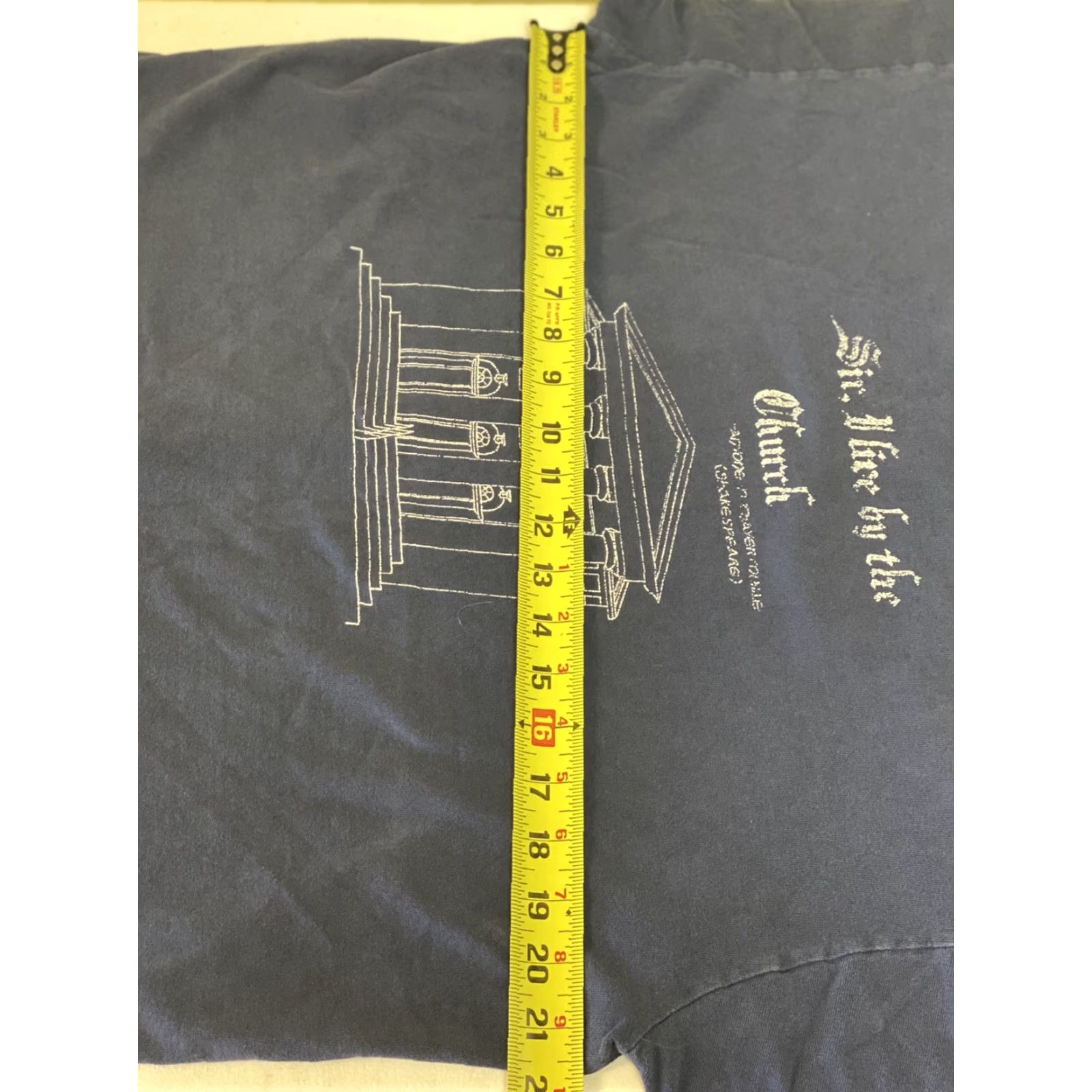 Fruit Of The Loom VINTAGE Thayer Academy Middle School Shirt XL Blue USA Mens T-Shirt Fruit of the Loom Crew Neck Short Sleeve Cotton Classic Size XL School Size US XL / EU 56 / 4 - 7 Thumbnail