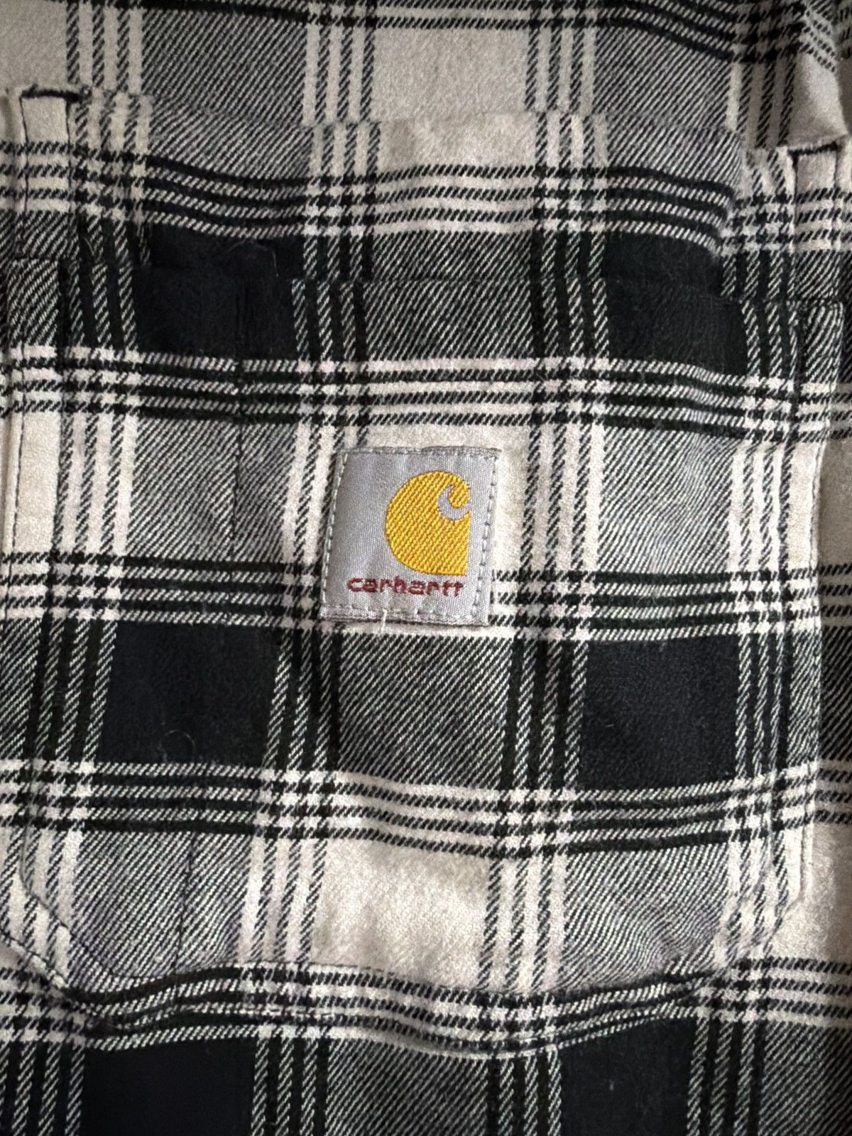 Carhartt Carhartt Black and White checkered Flannel Size US S / EU 44-46 / 1 - 1 Thumbnail