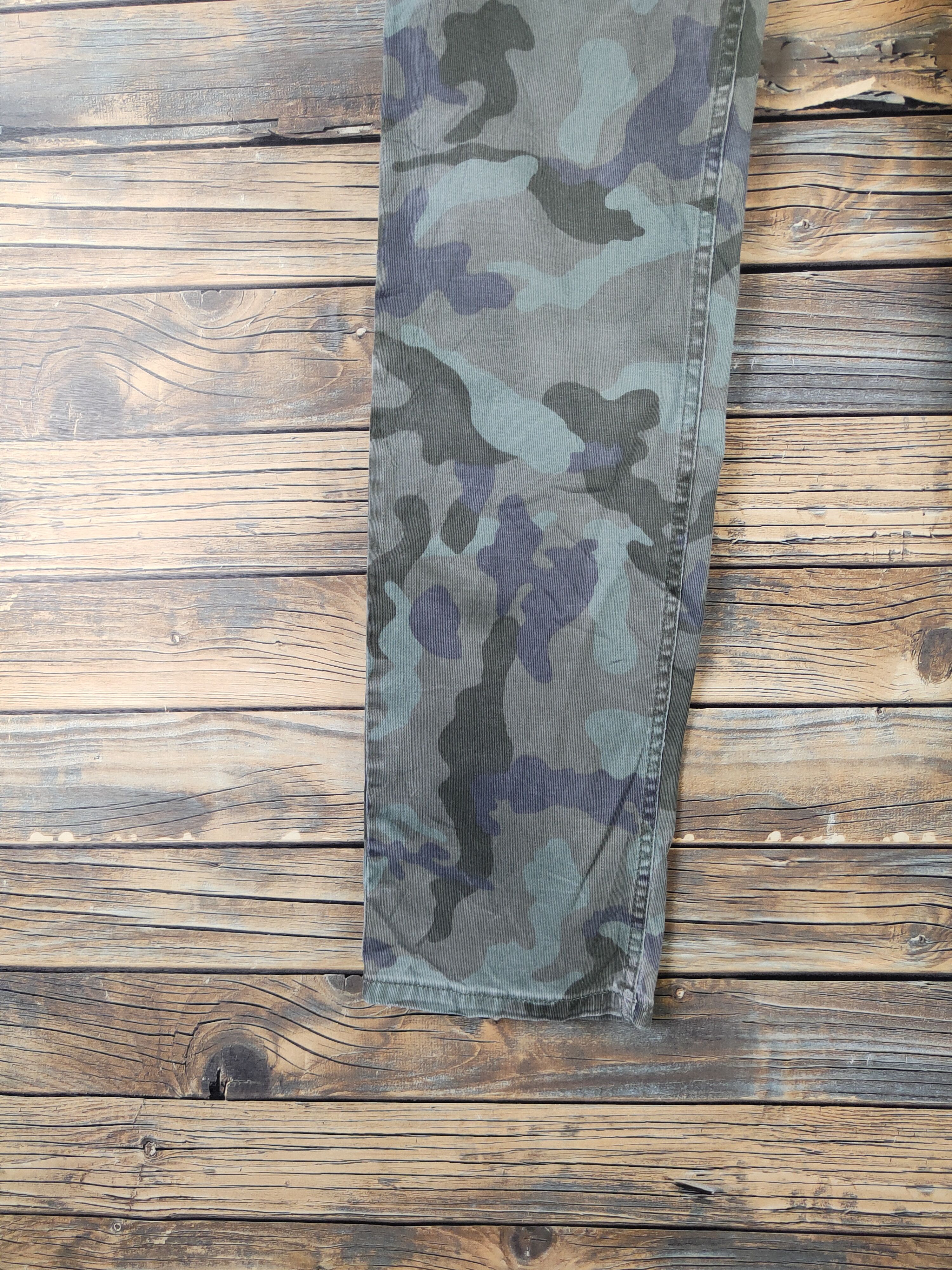 Global Work Global Work Camouflage Multipocket Casual Pants #W2204 Size US 31 - 4 Thumbnail