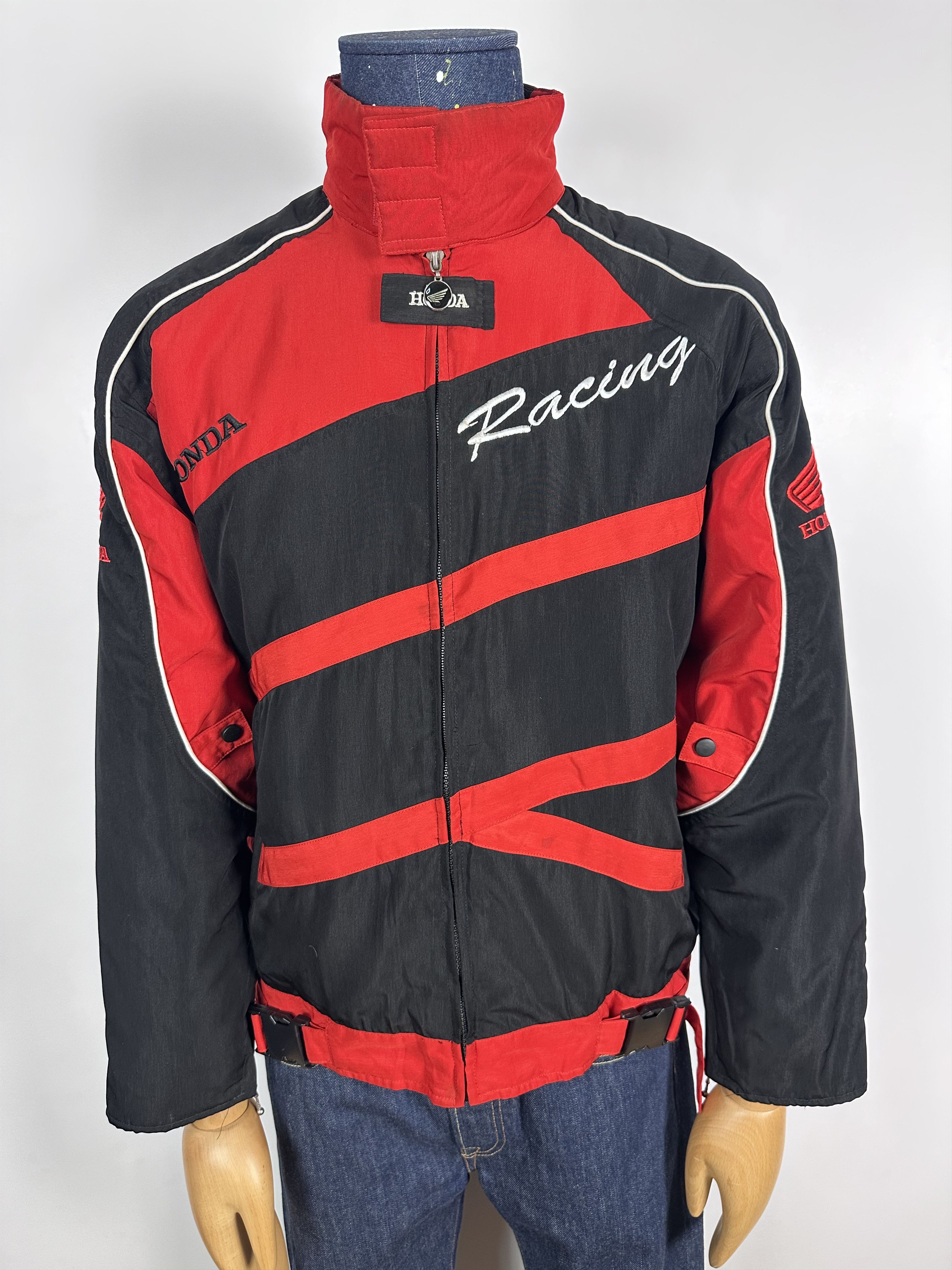 Honda × Vintage HONDA Racing HRC Mens Red Black Jacket Vintage Size L Size US L / EU 52-54 / 3 - 3 Thumbnail