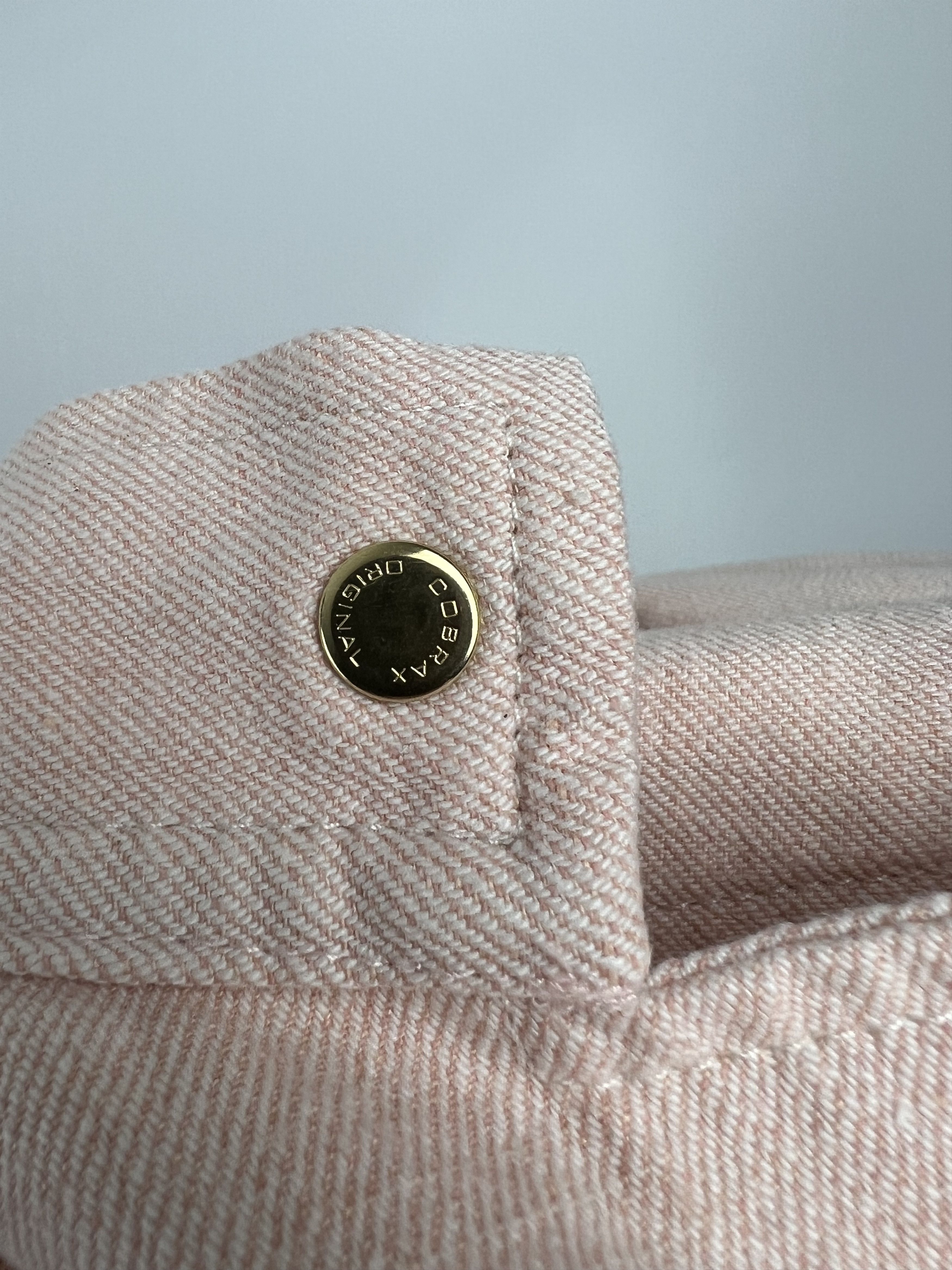 Sandro Sandro Light Pink Cotton Linen Belted Jumpsuit Size 36 Size 27" / US 4 / IT 40 - 15 Thumbnail